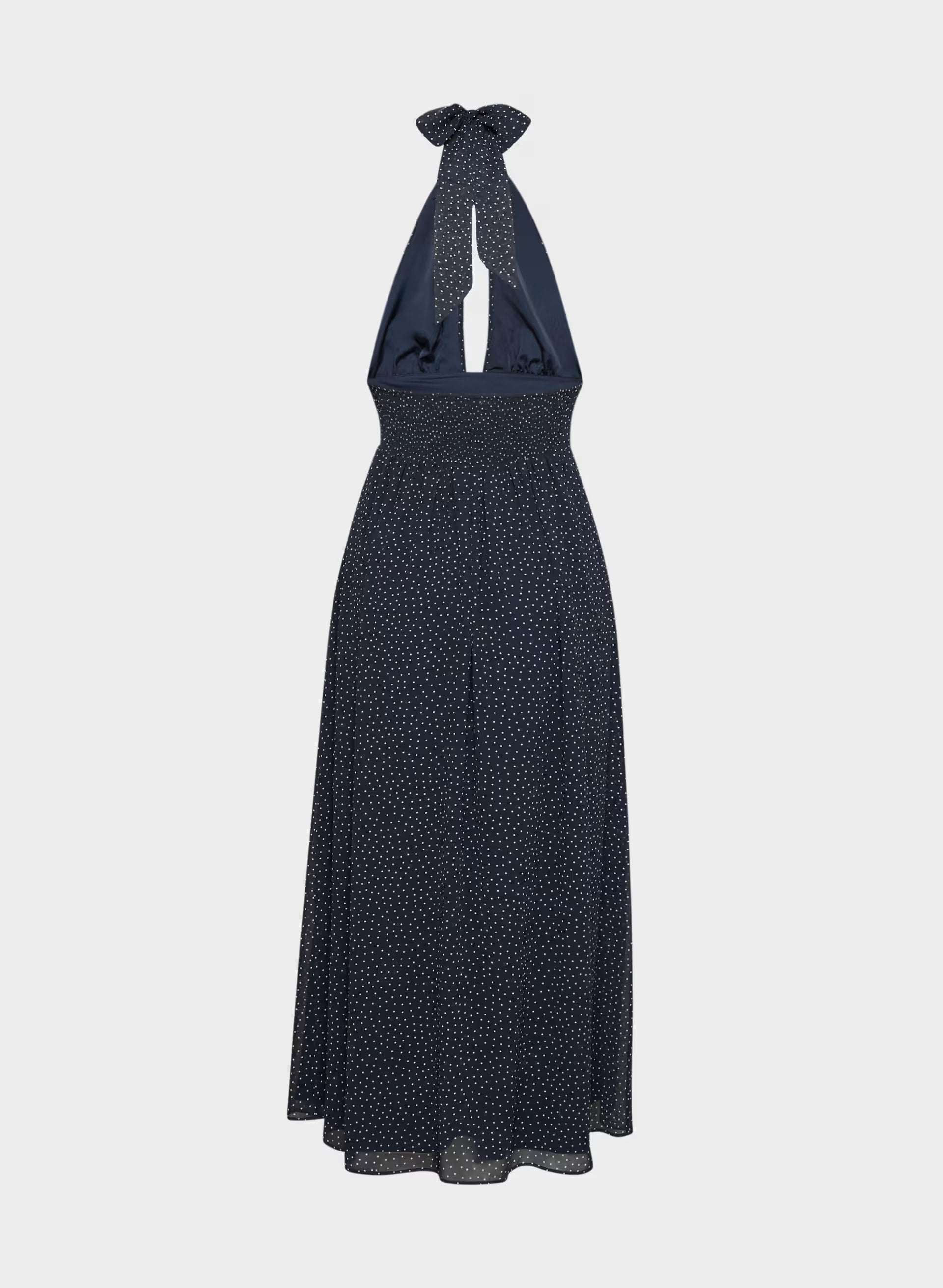 Orchardine Halter Dress - ADMIRAL/WHITE