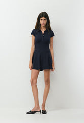 Zooey Polo Dress - ADMIRAL NAVY