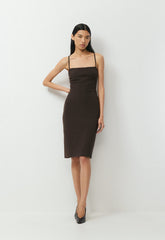Caption Dress - Eversential™ - CACAO NIB BROWN