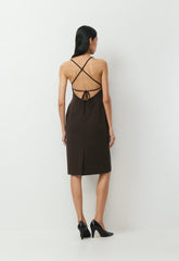 Caption Dress - Eversential™ - CACAO NIB BROWN