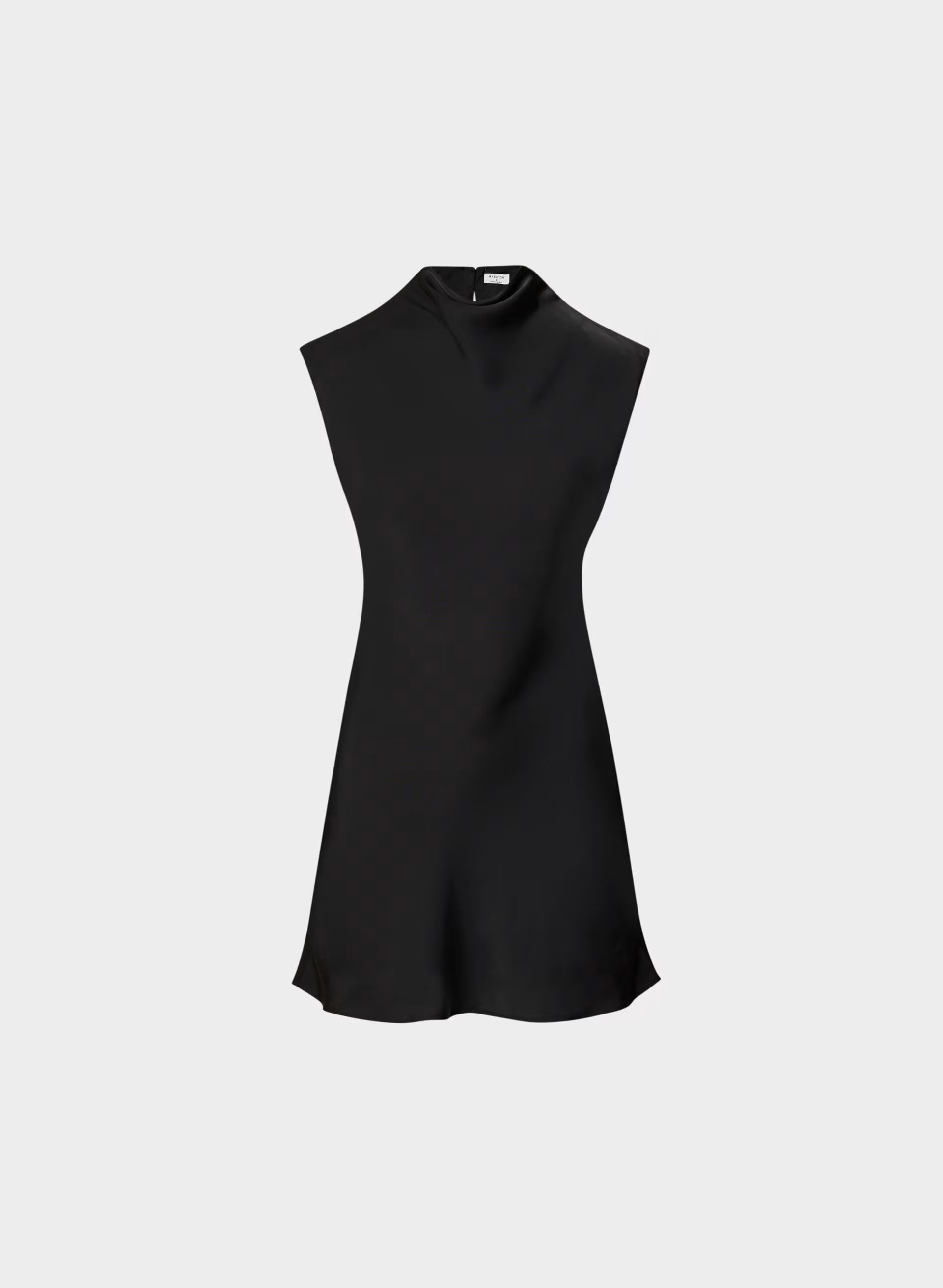 Playbook Satin Dress - BLACK