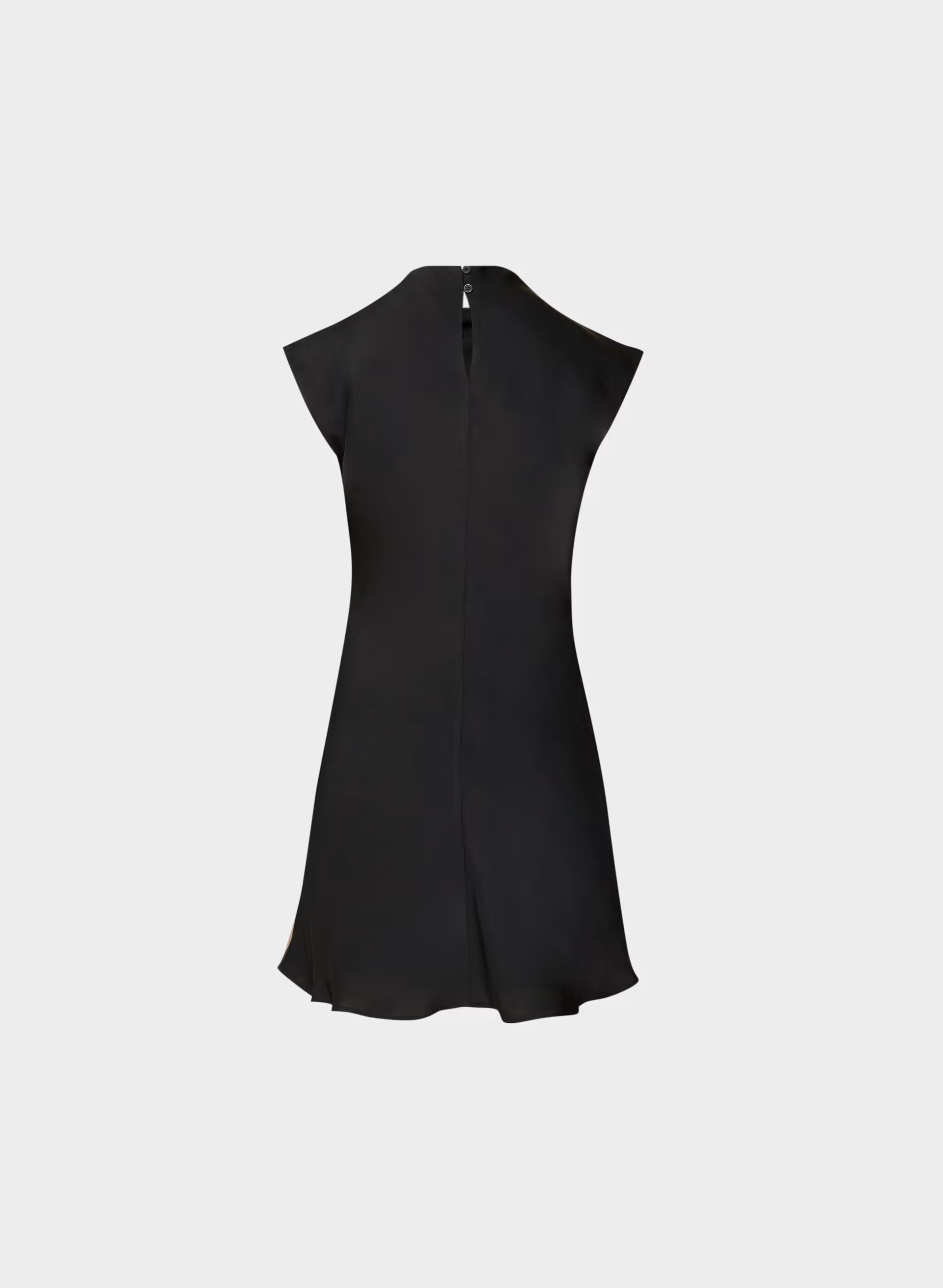 Playbook Satin Dress - BLACK