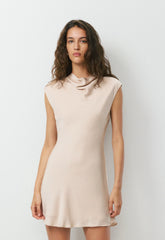 Playbook Satin Dress - BALLET PINK