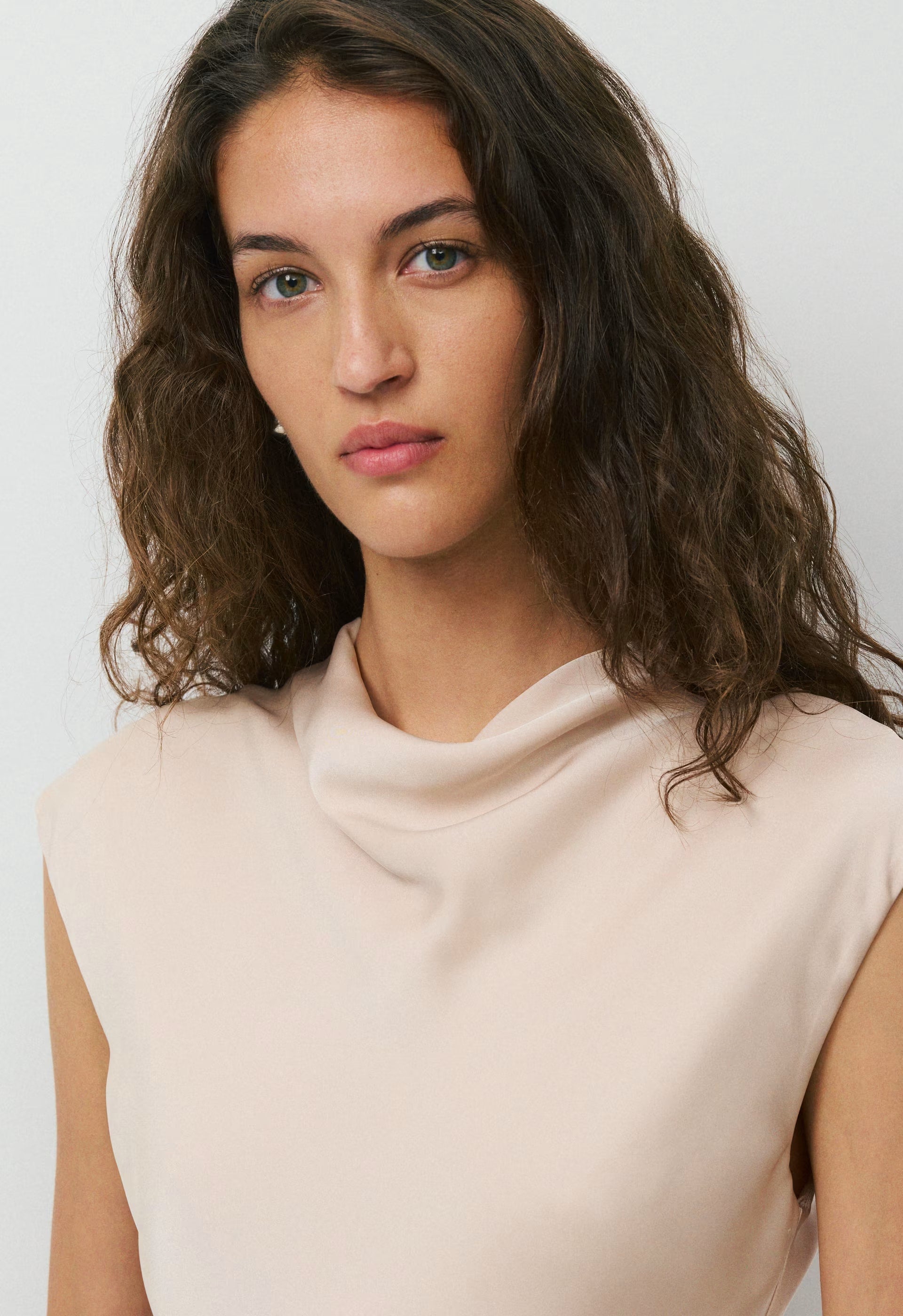 Playbook Satin Dress - BALLET PINK