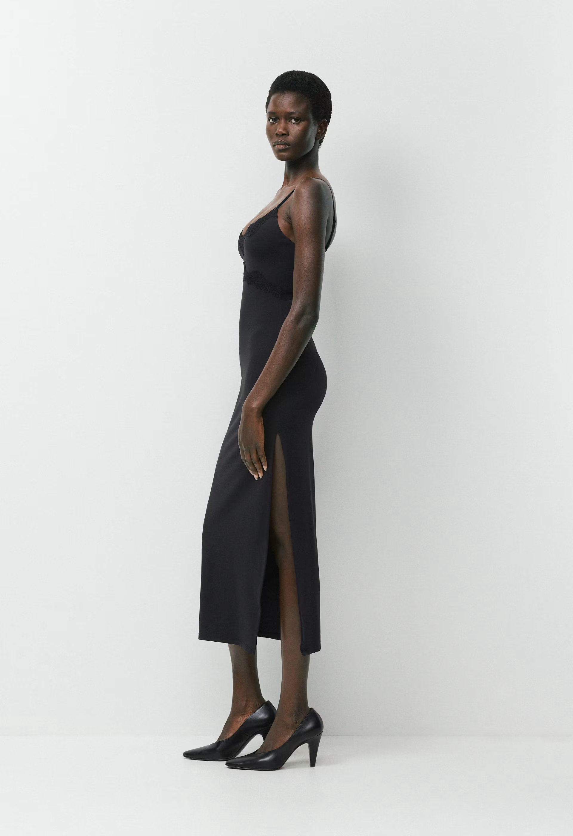 Original Contour Lunar Dress - BLACK