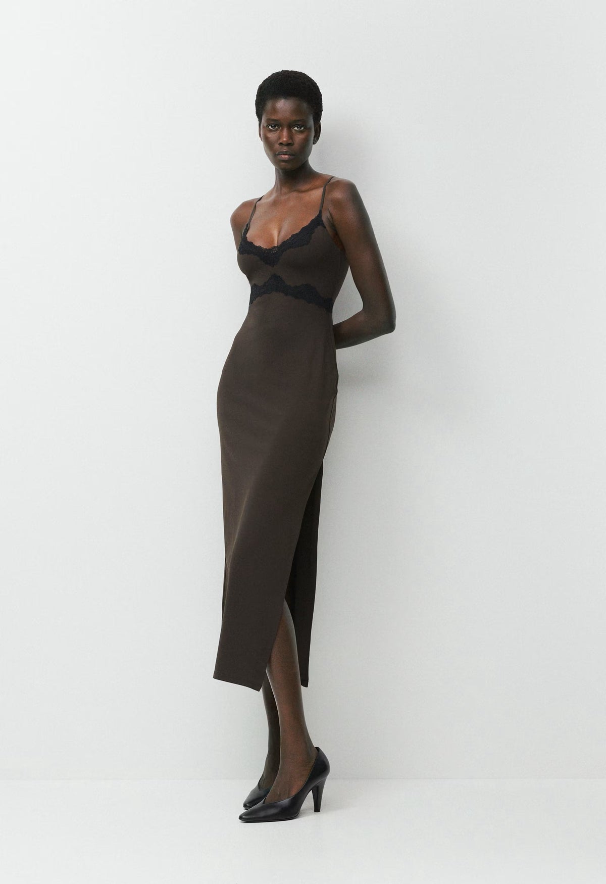 Original Contour Lunar Dress - CACAO NIB BRWN/BLACK