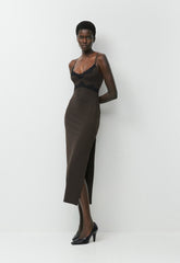 Original Contour Lunar Dress - CACAO NIB BRWN/BLACK