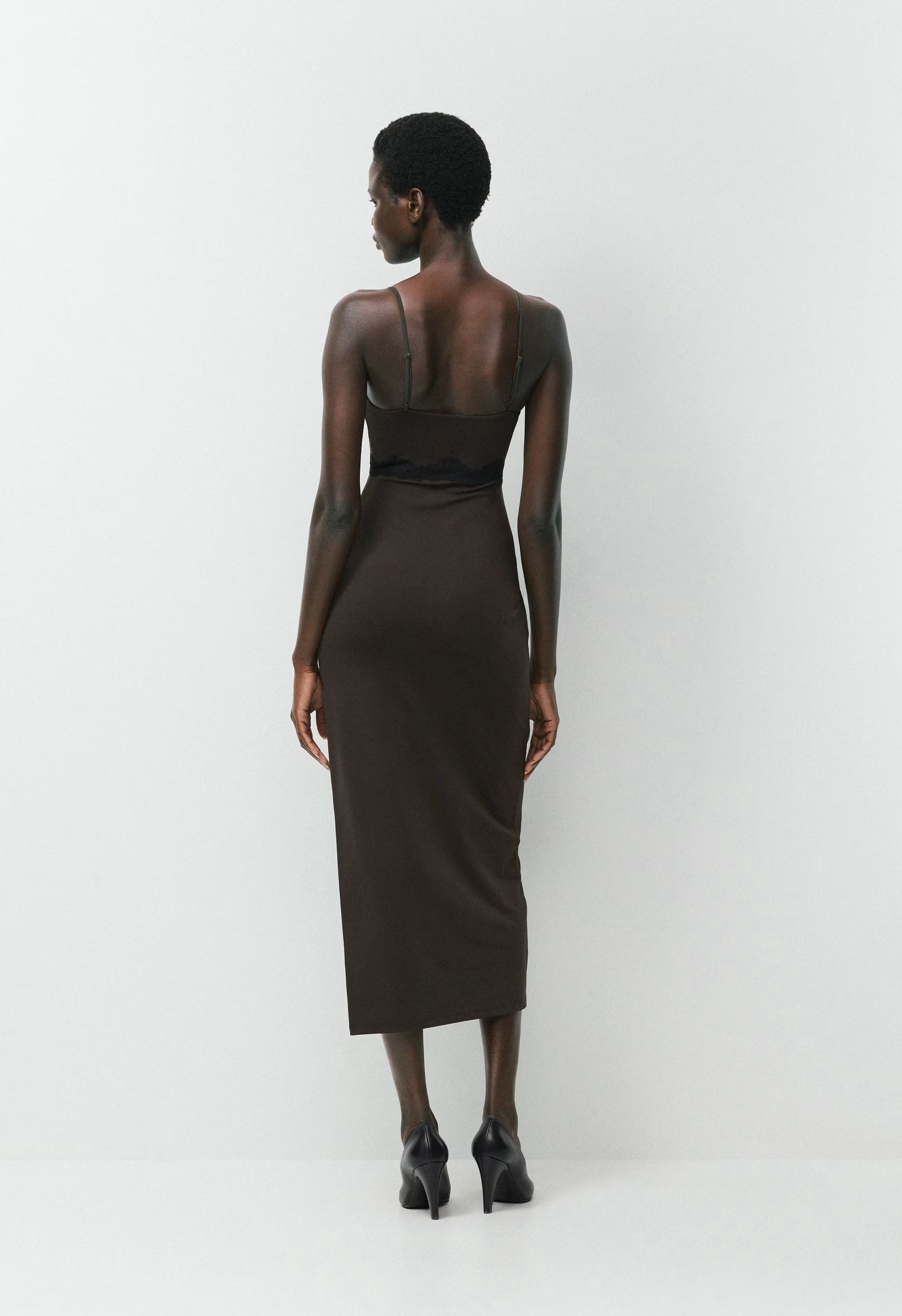 Original Contour Lunar Dress - CACAO NIB BRWN/BLACK
