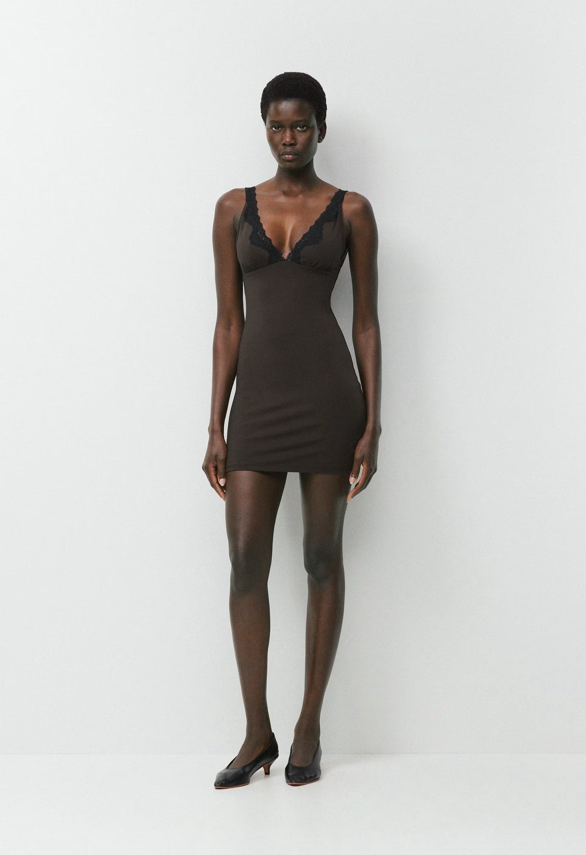 Original Contour Hour Dress - CACAO NIB BRWN/BLACK