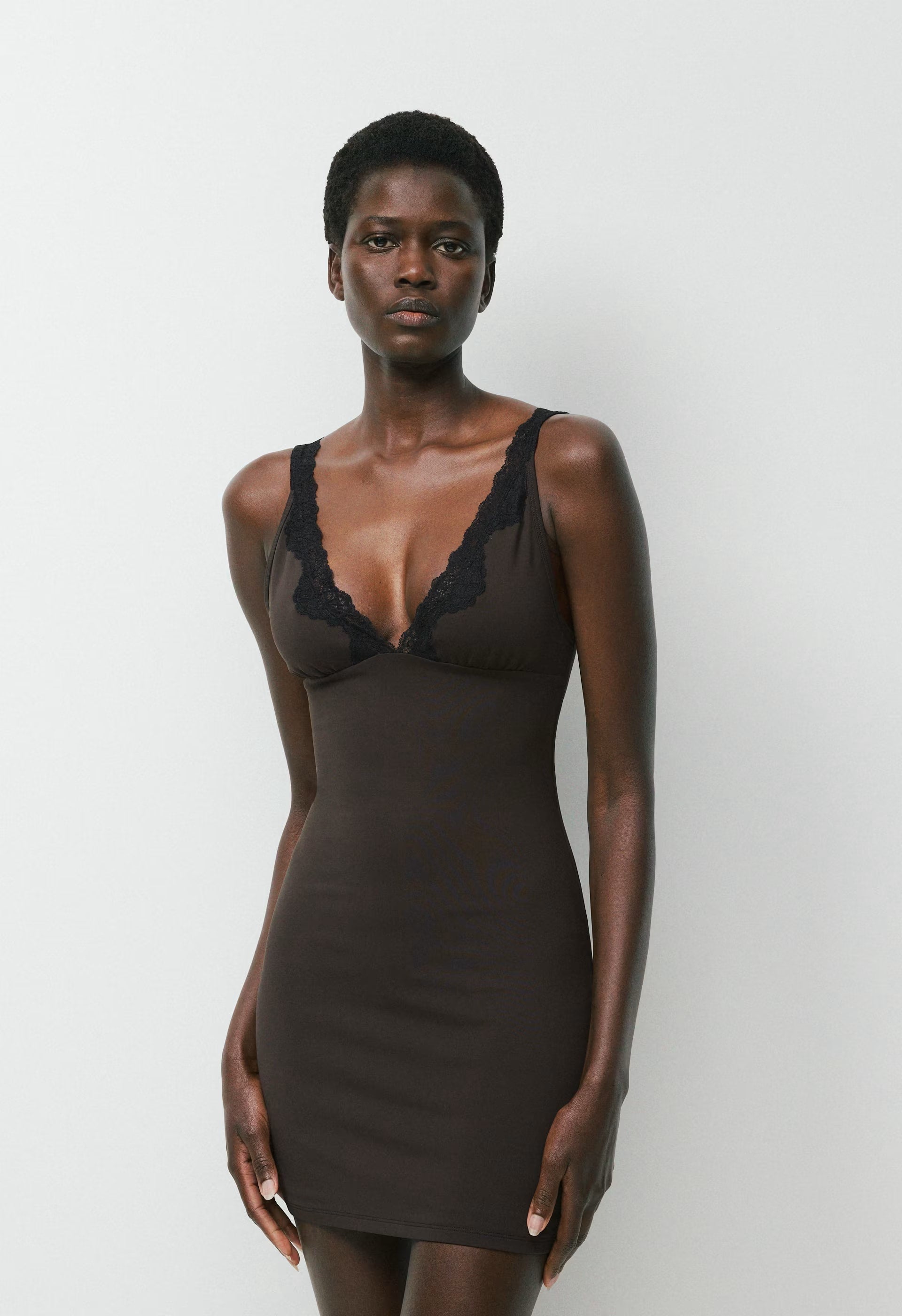 Original Contour Hour Dress - CACAO NIB BRWN/BLACK