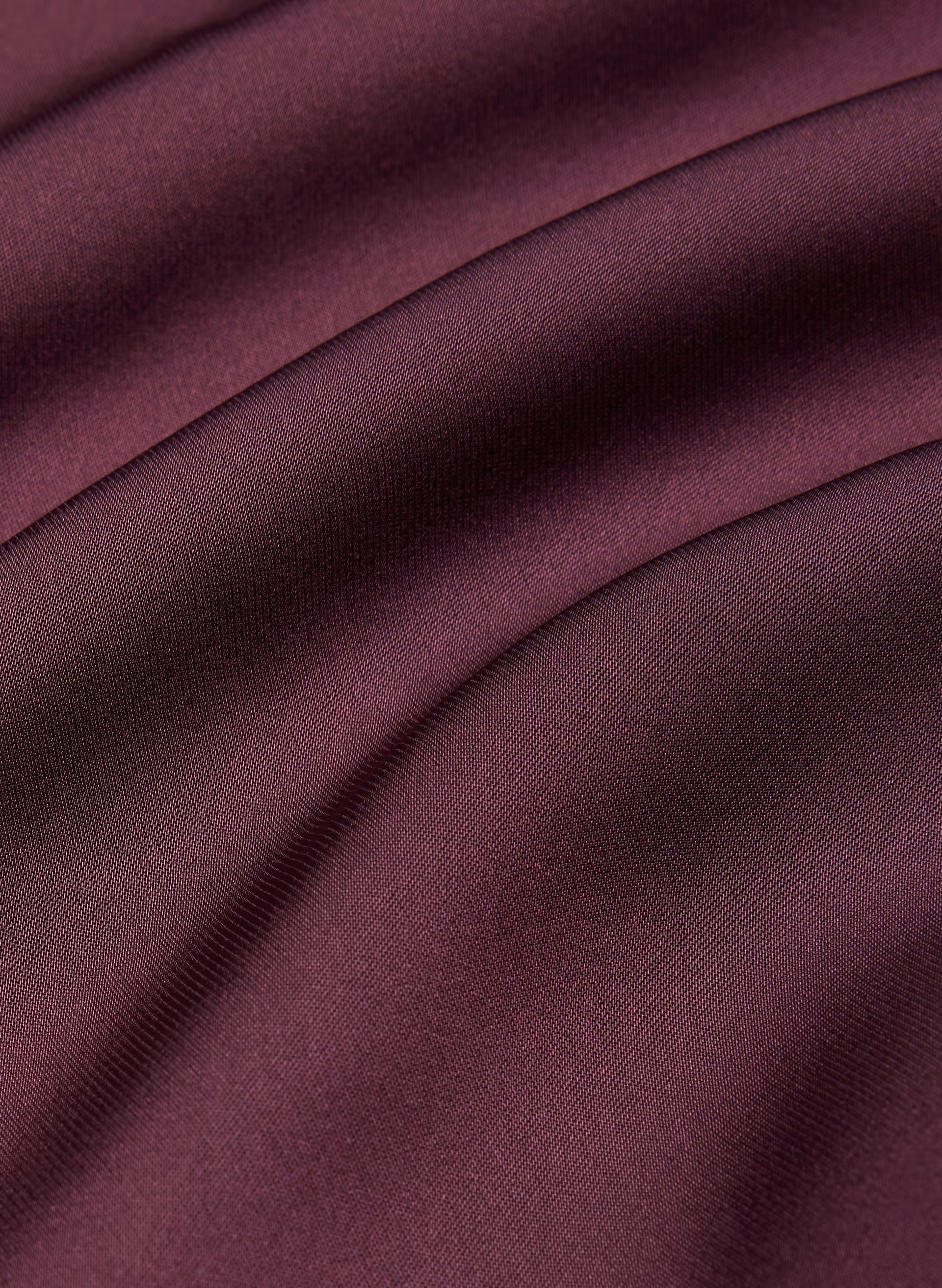 Parlour Satin Dress - GALA PLUM