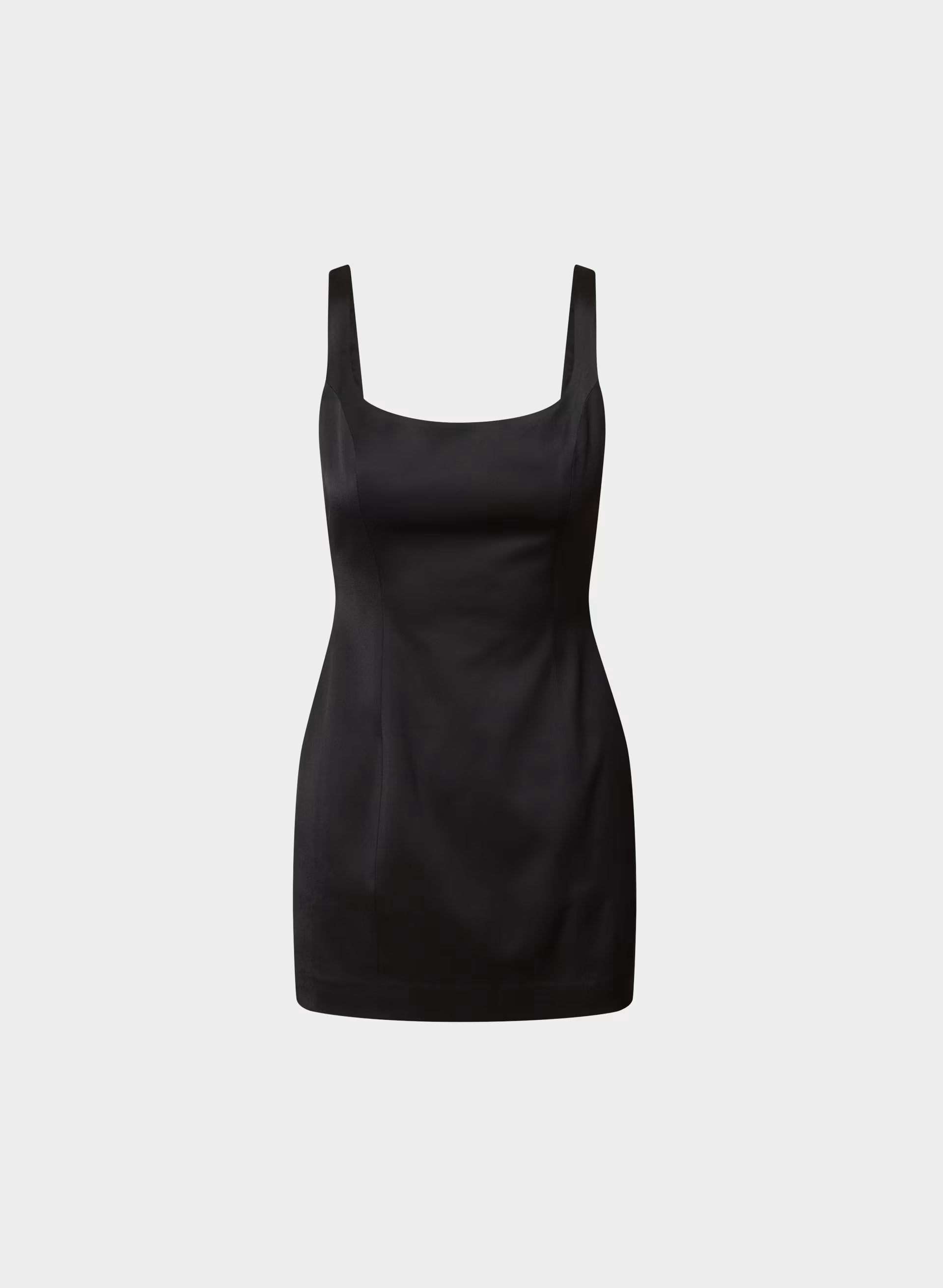 Headliner Satin Dress - BLACK