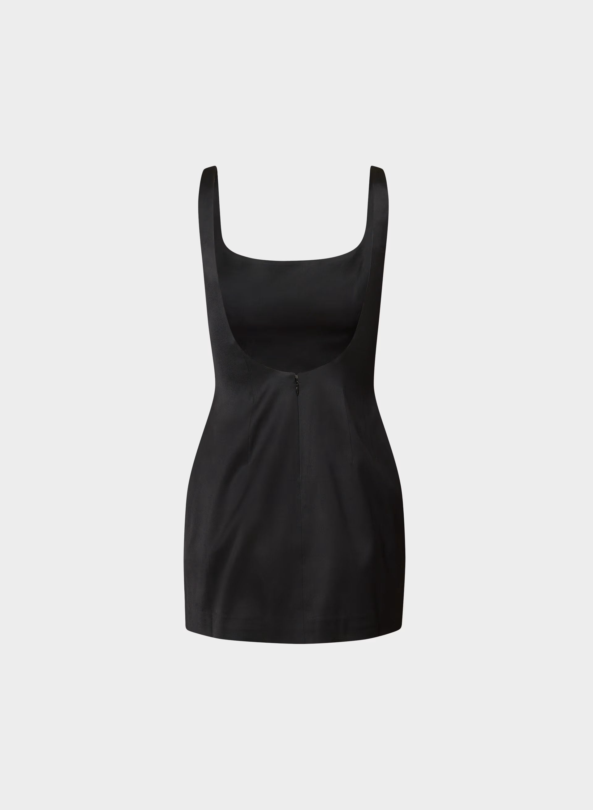Headliner Satin Dress - BLACK