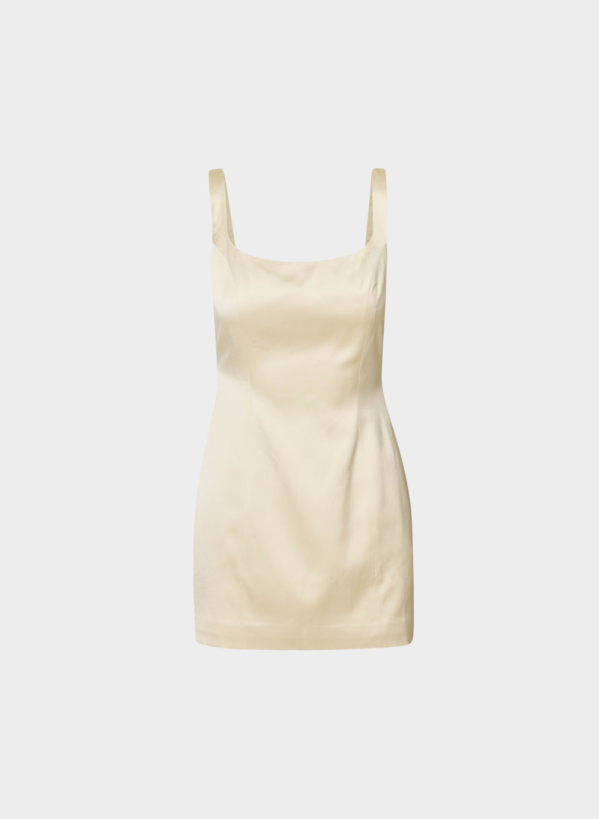 Headliner Satin Dress - SEASIDE CREAM