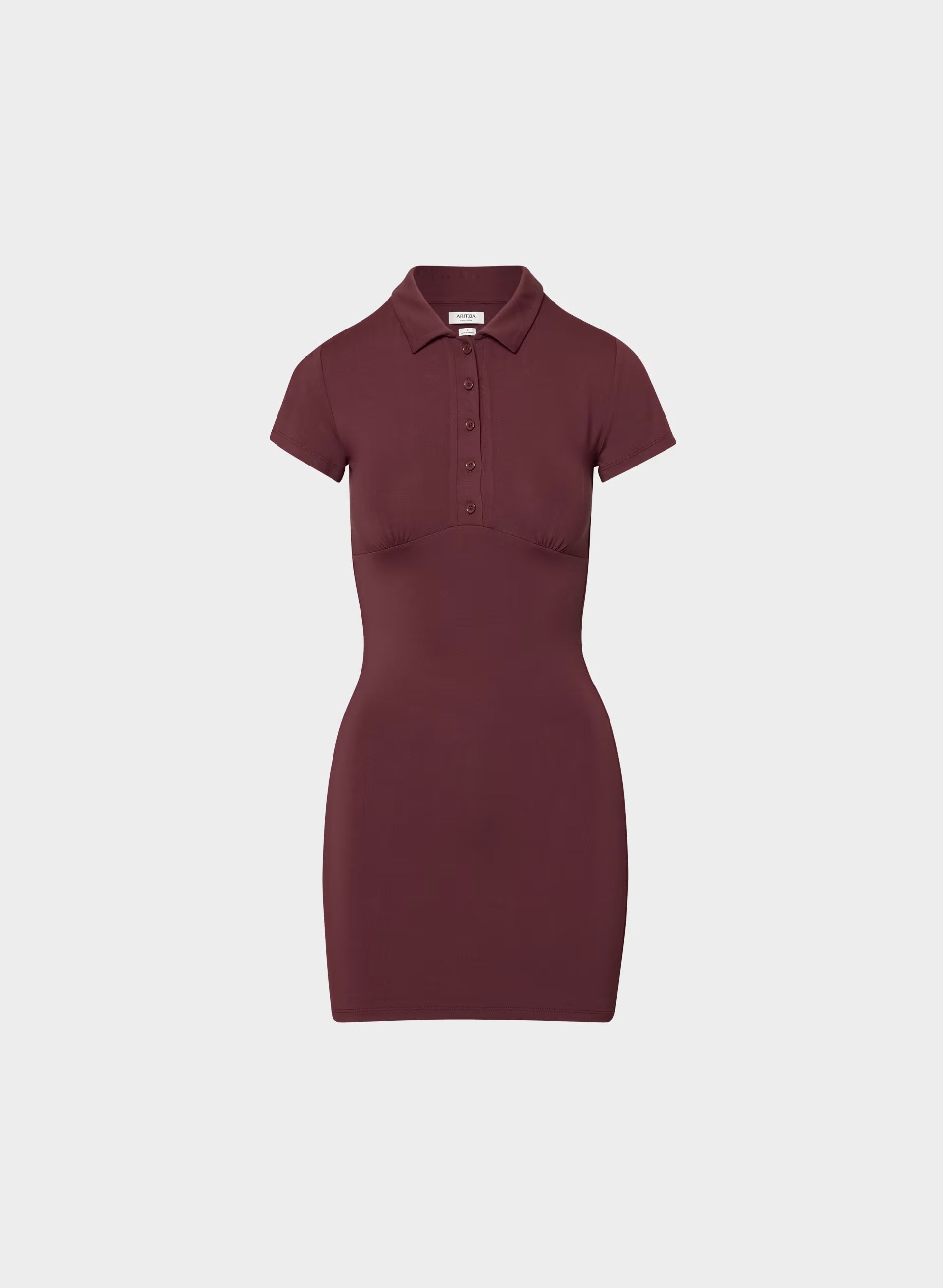 Original Contour Flyer Mini Polo Dress - GALA PLUM
