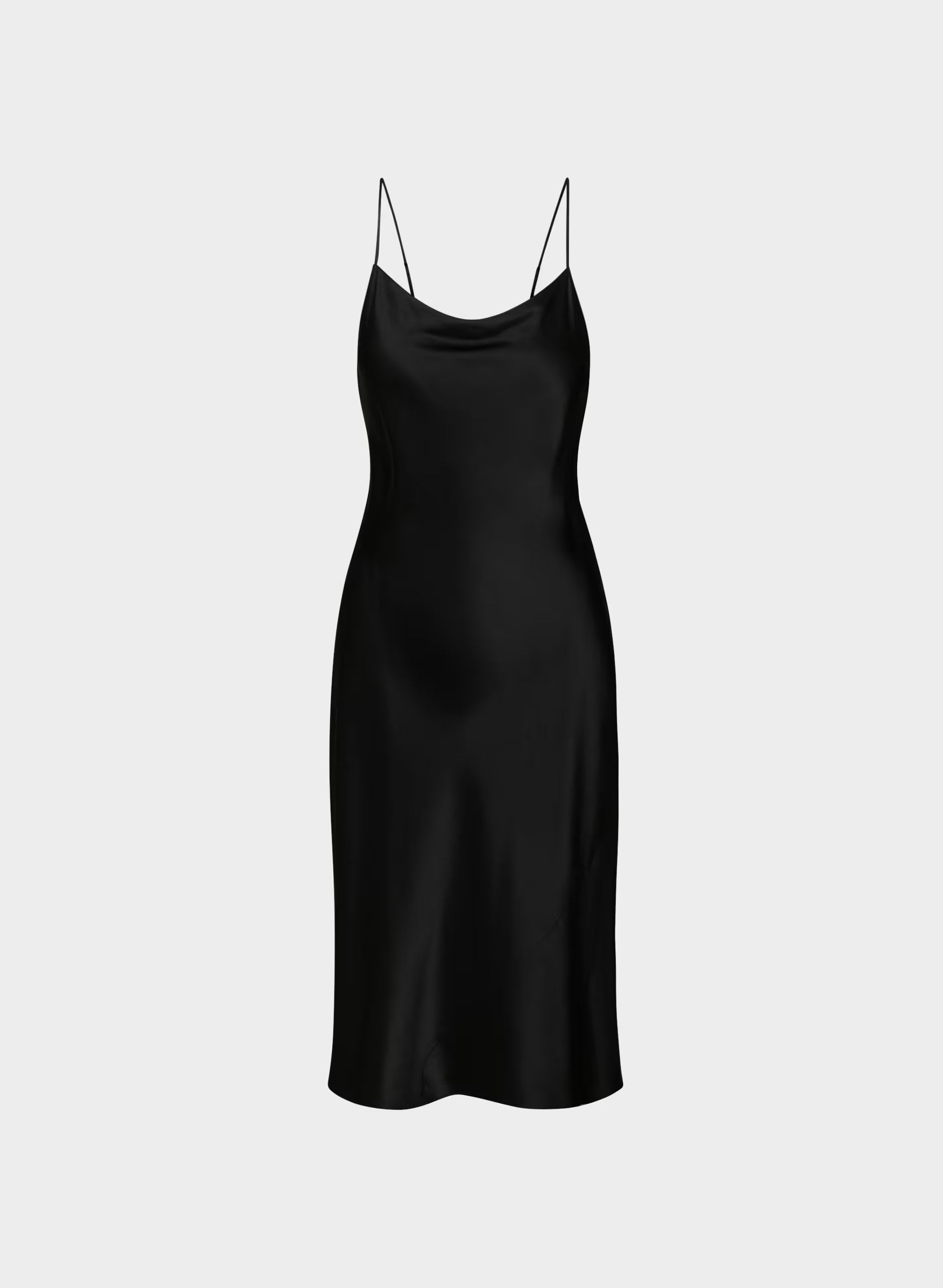 Charter Silk Dress - BLACK