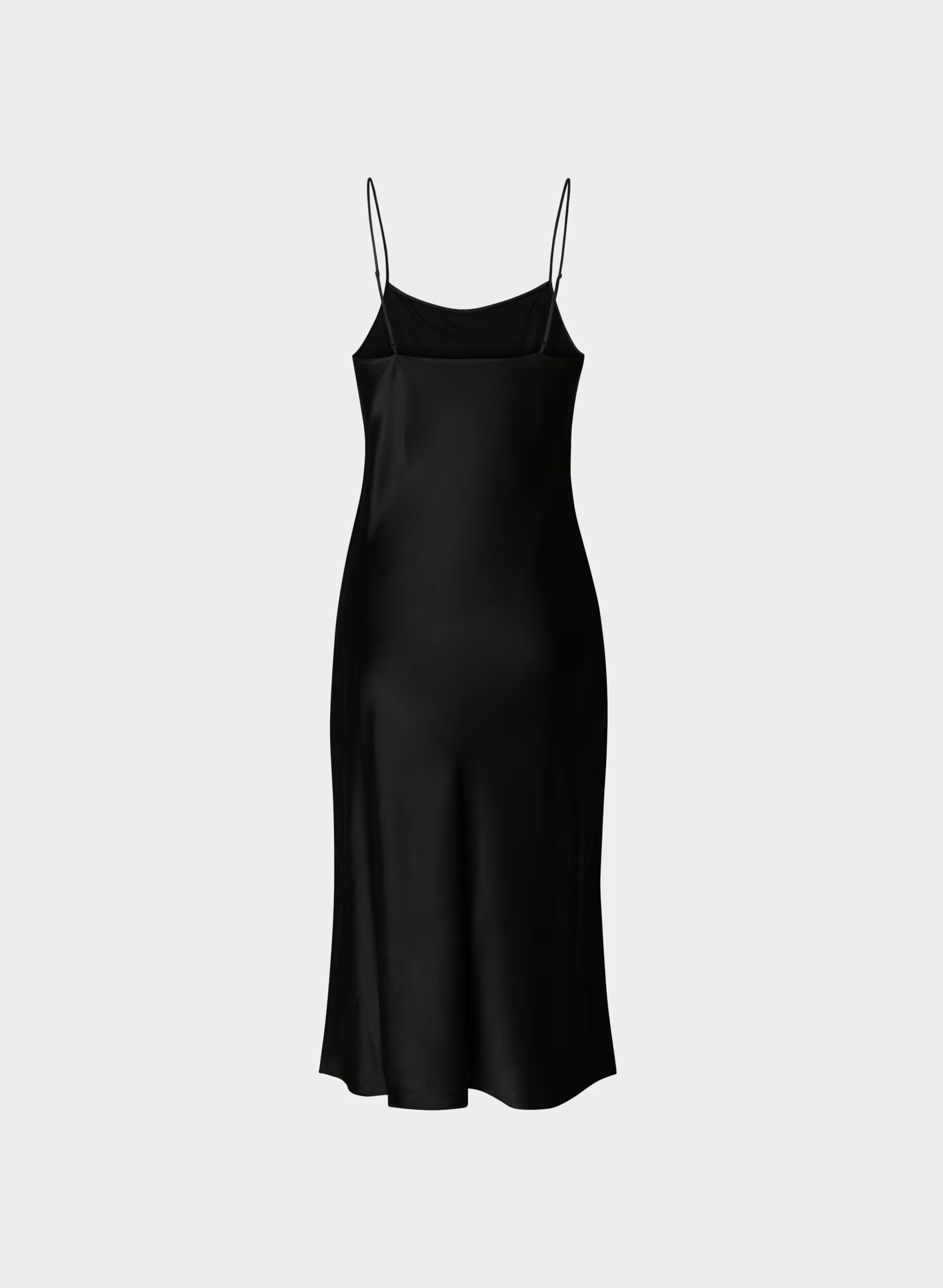 Charter Silk Dress - BLACK