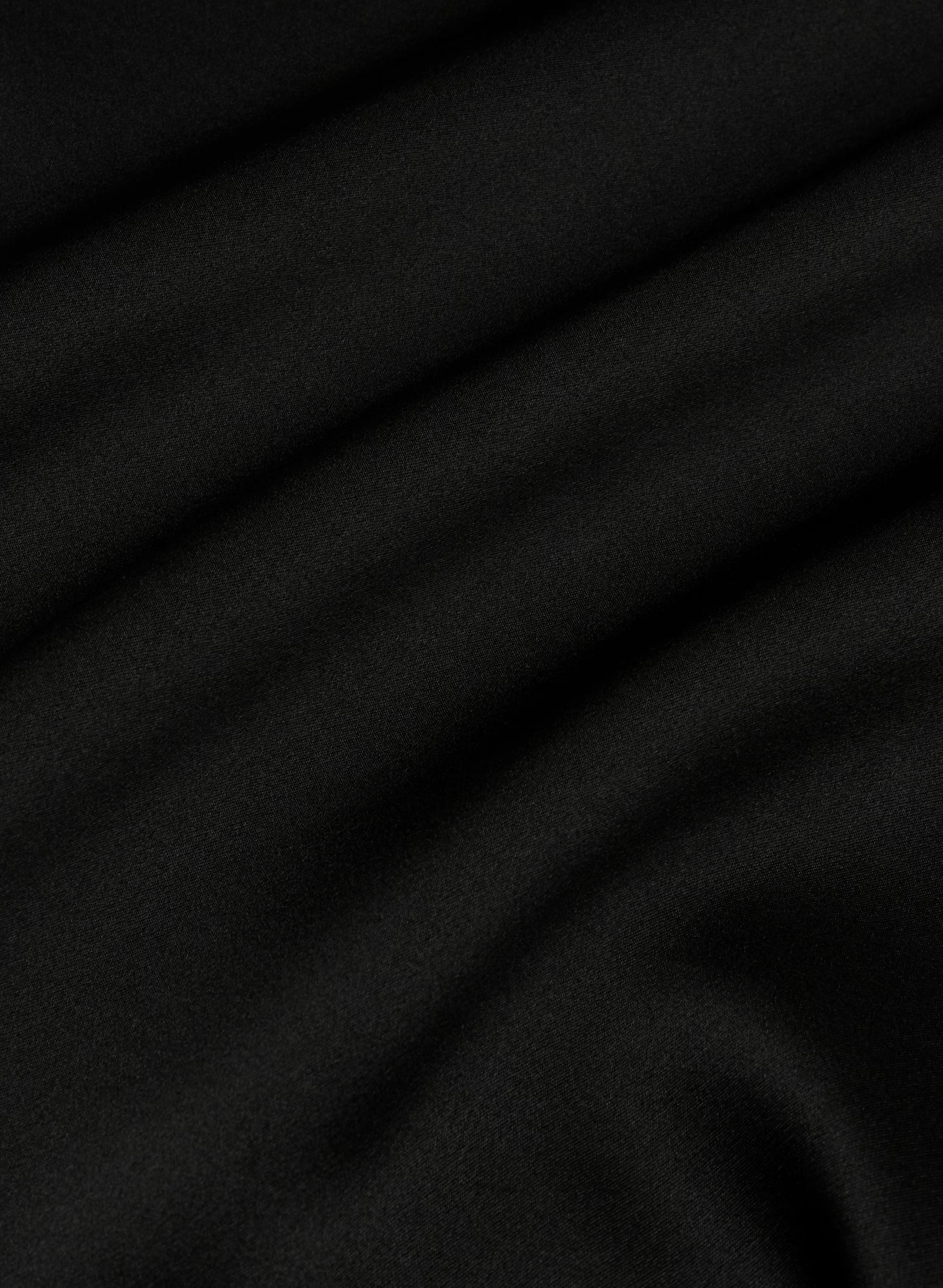 Charter Silk Dress - BLACK