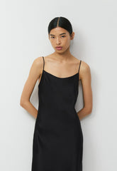 Charter Silk Dress - BLACK