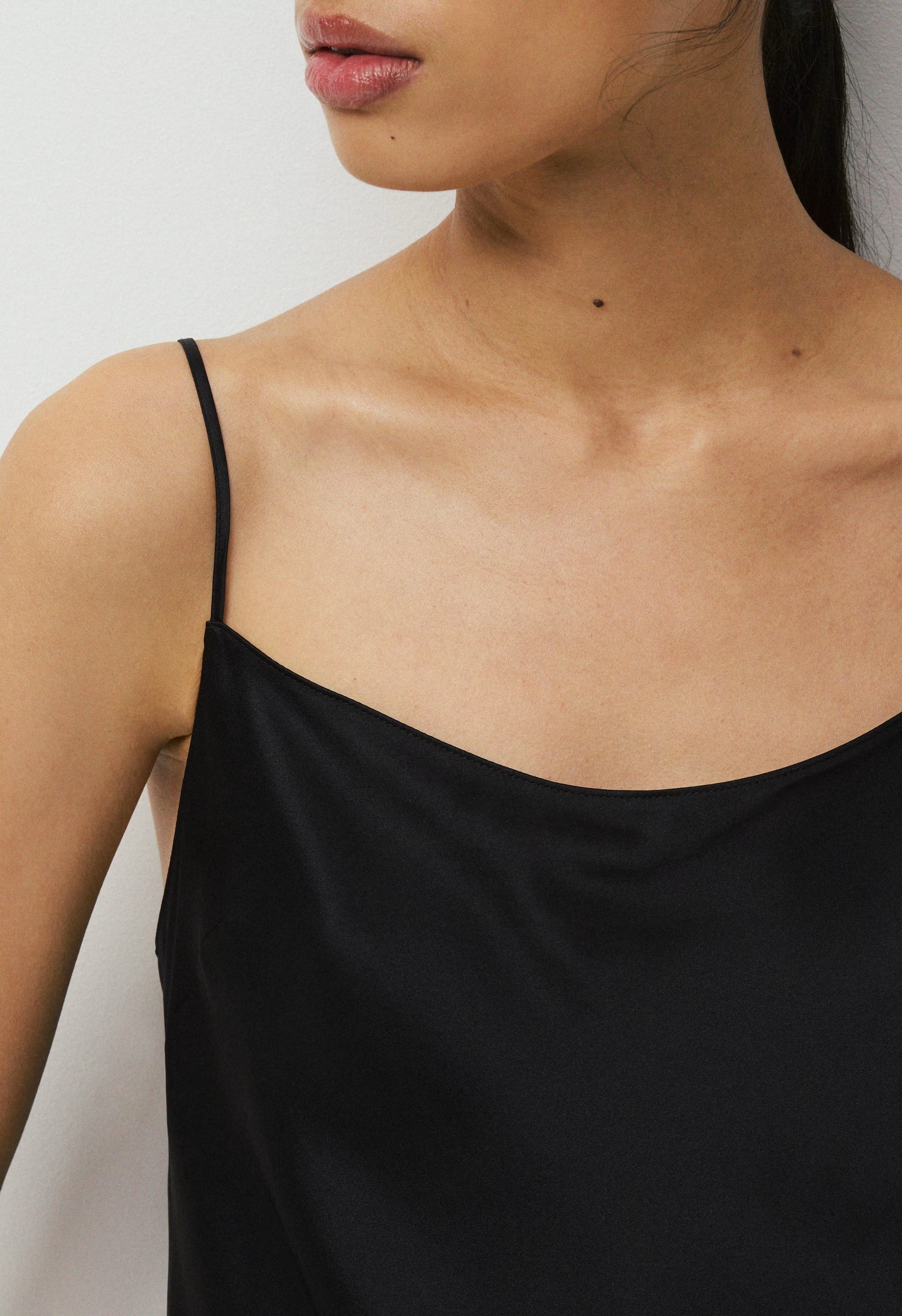 Charter Silk Dress - BLACK