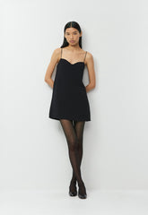 Ponder Cami Dress - Crepette™ - BLACK