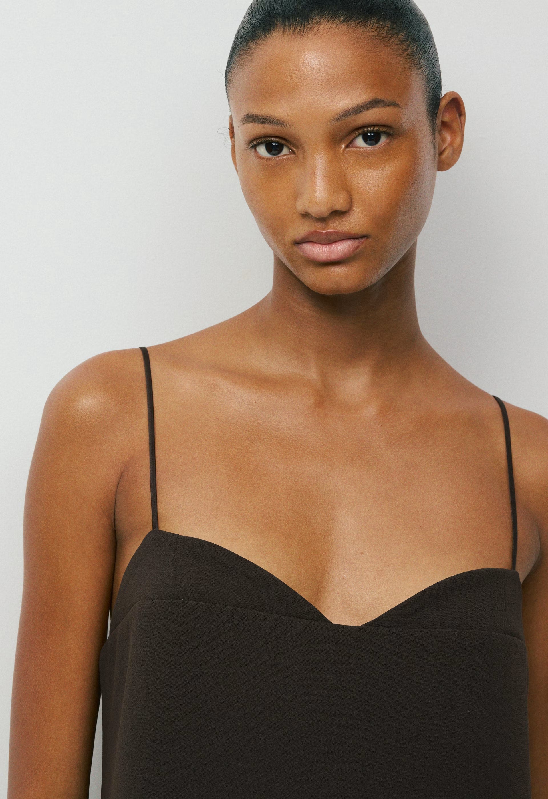 Ponder Cami Dress - Crepette™ - CACAO NIB BROWN