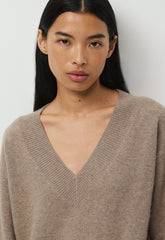 Essential Wool Cashmere Library Dress - HEATHER NOMAD TAUPE
