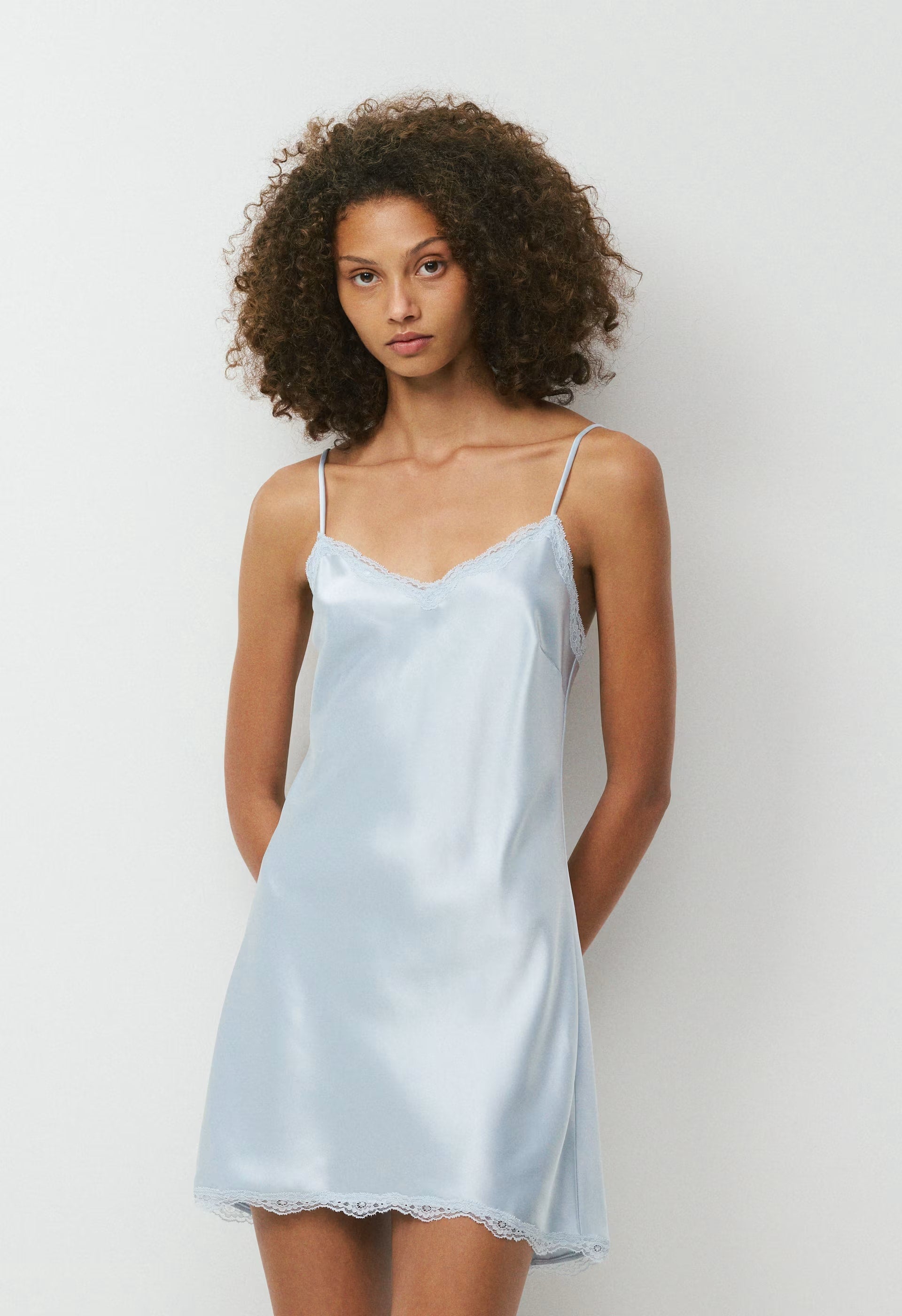 Madeleine Satin Dress - PLEIN AIR