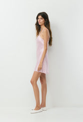 Madeleine Satin Dress - MAGNOLIA