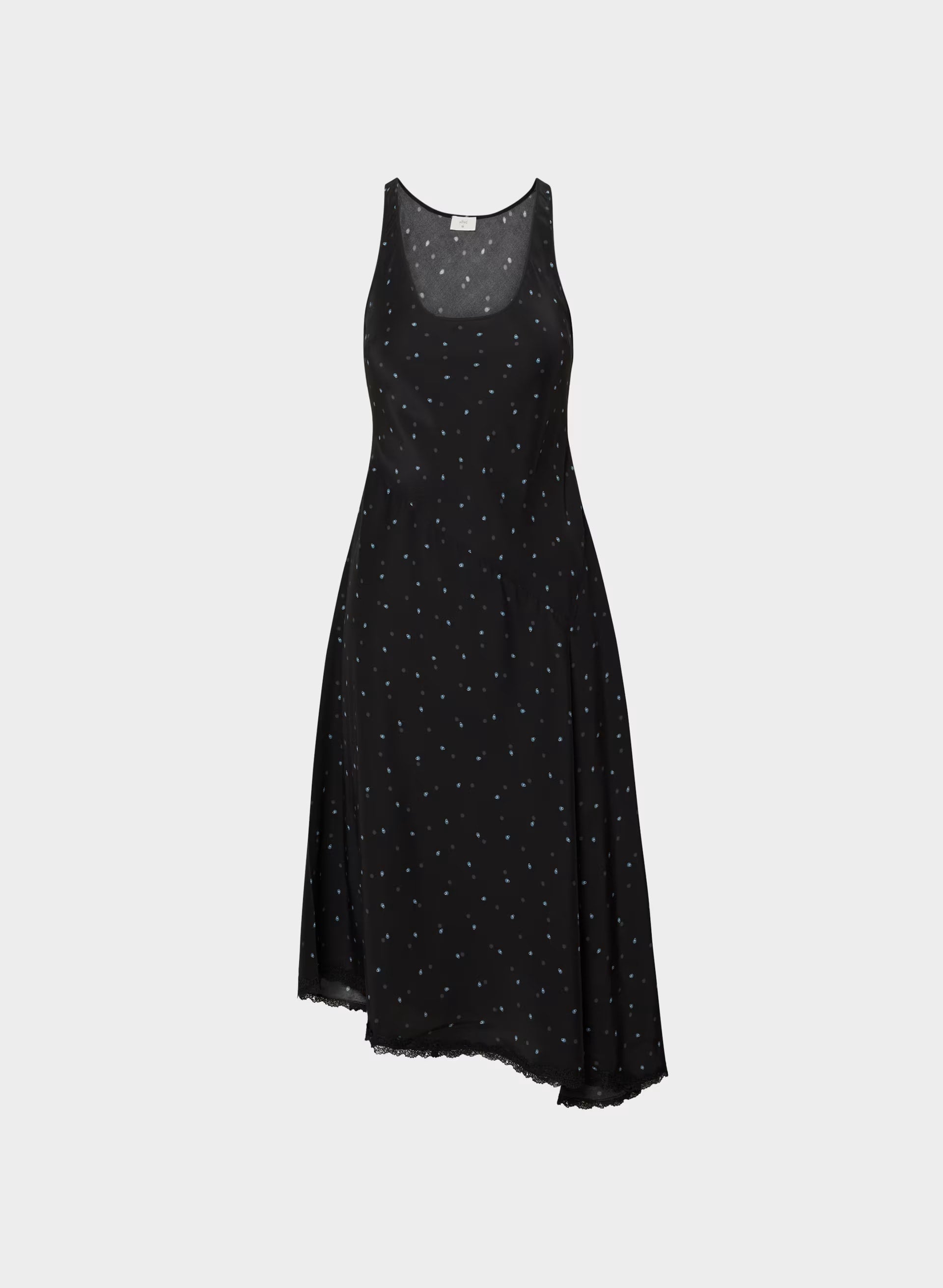 Lane Silk Dress - BLK/BLU MIRAGE
