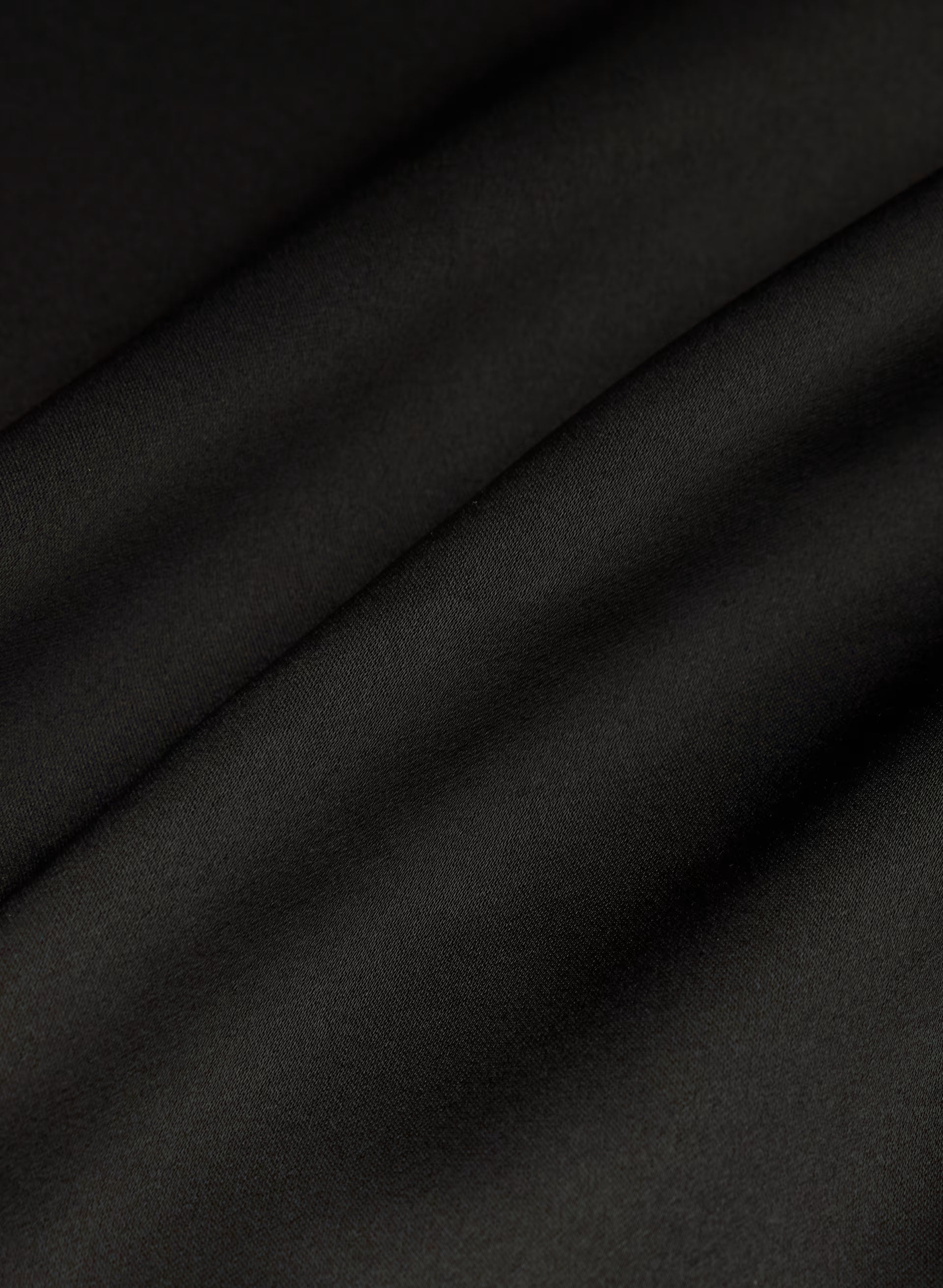 Spotlight Satin Dress - BLACK