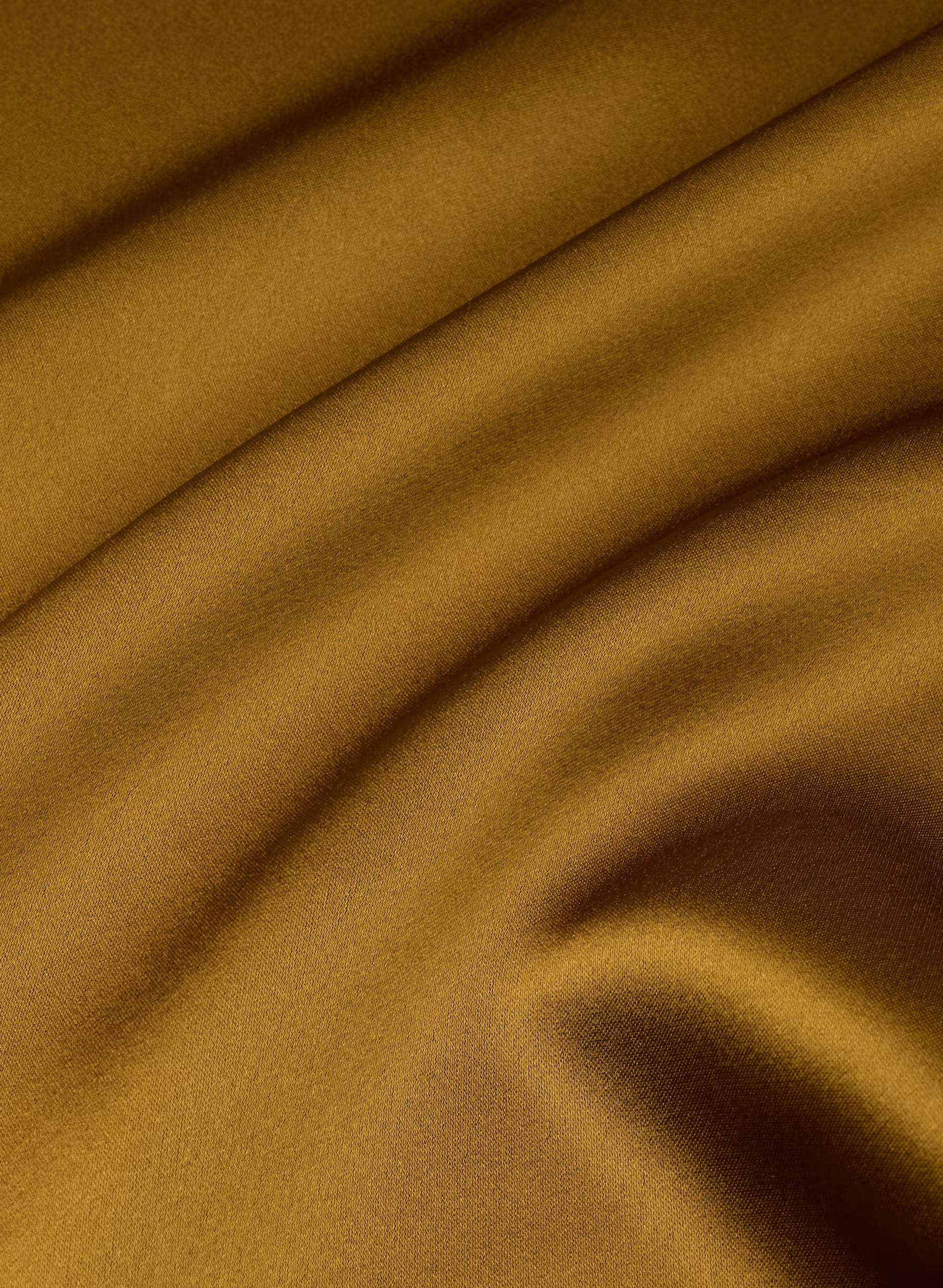 Spotlight Satin Dress - SHERRY OCHRE
