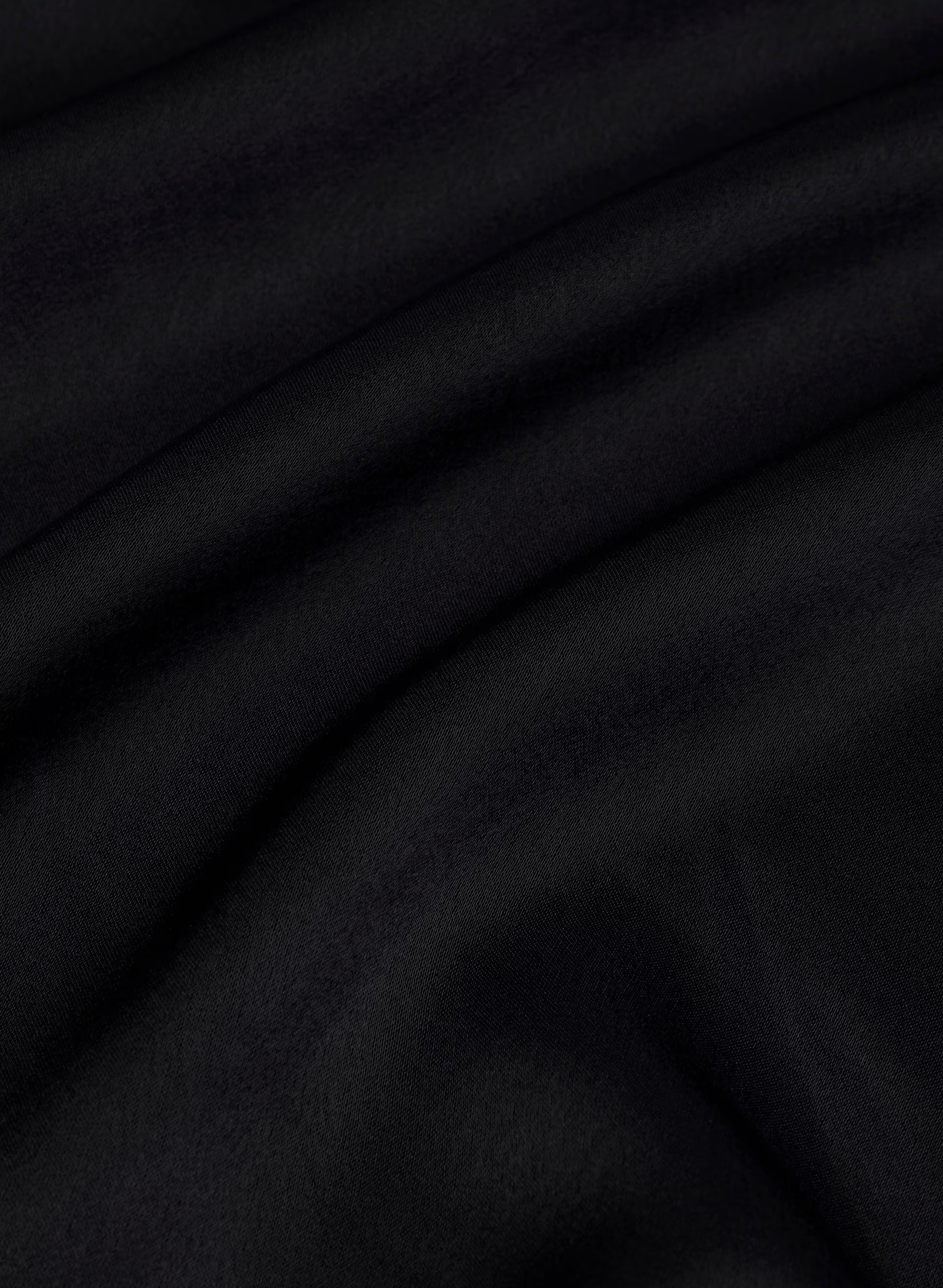Purview Satin Dress - BLACK