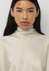 Purview Satin Dress - MATTE PEARL