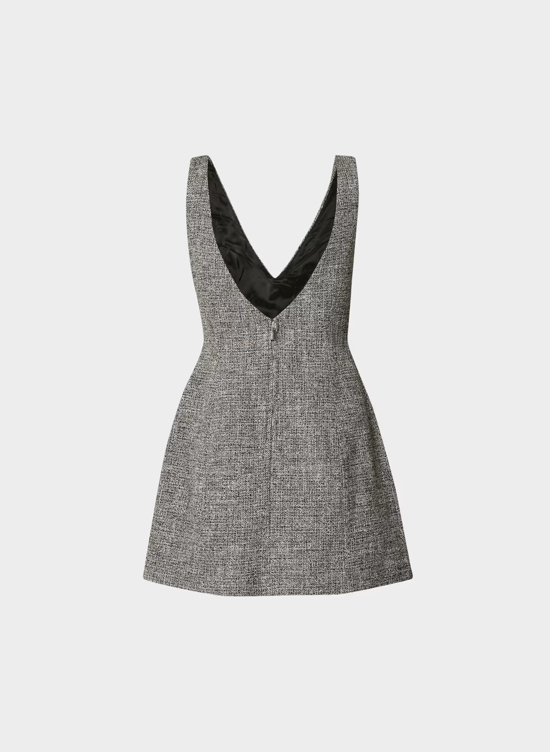 Impact Dress - SPCKL TWEED BLK/WHITE
