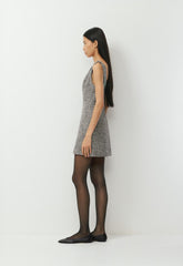 Impact Dress - SPCKL TWEED BLK/WHITE