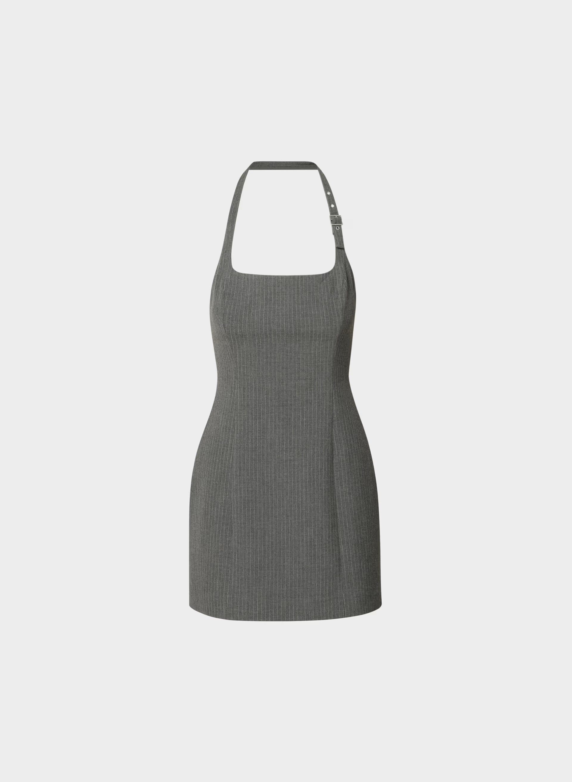 Brooklyn Halter Dress - Eversential™ - HTHR CHRCL/NMD TUP