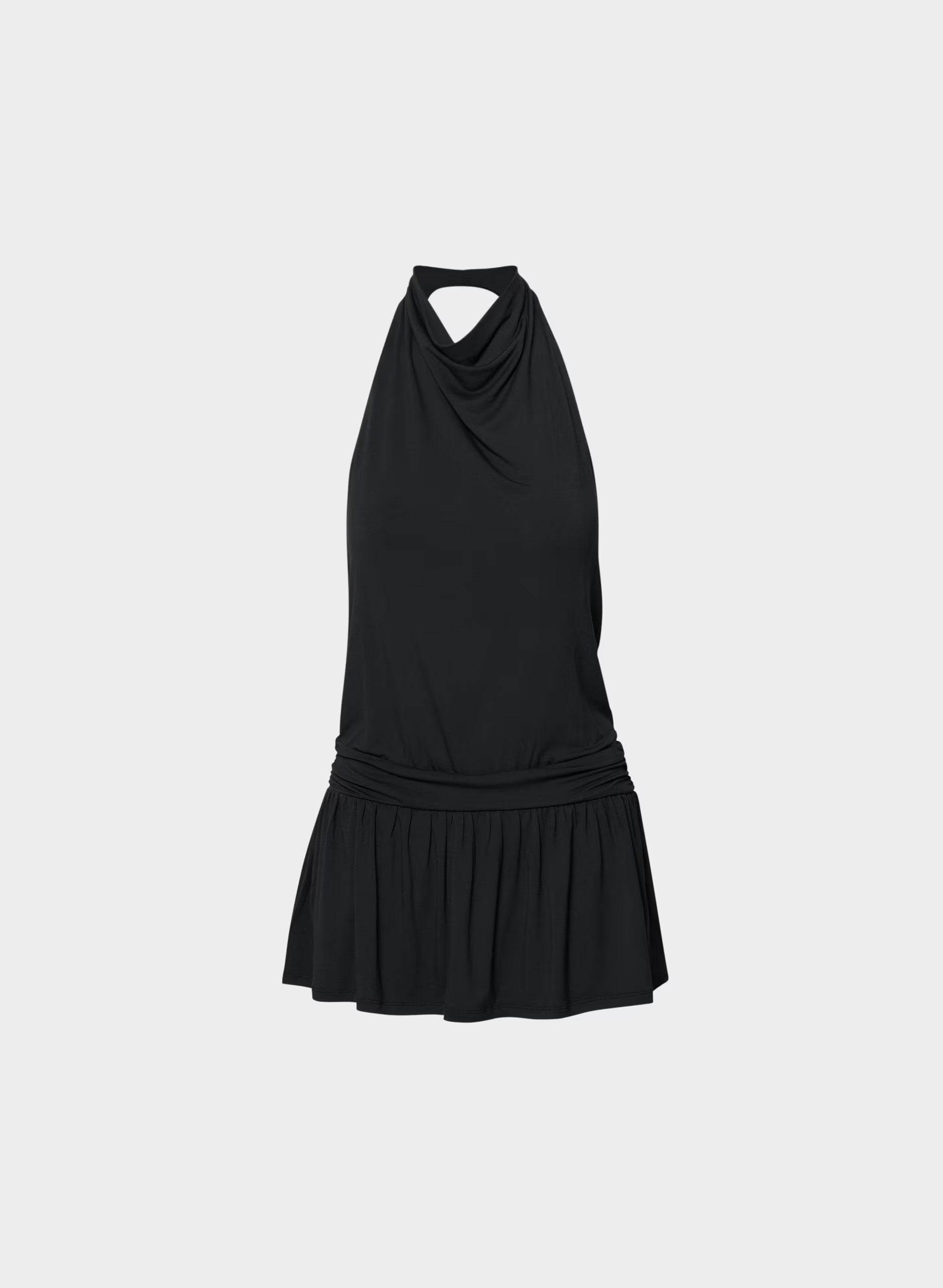Effie Halter Dress - BLACK