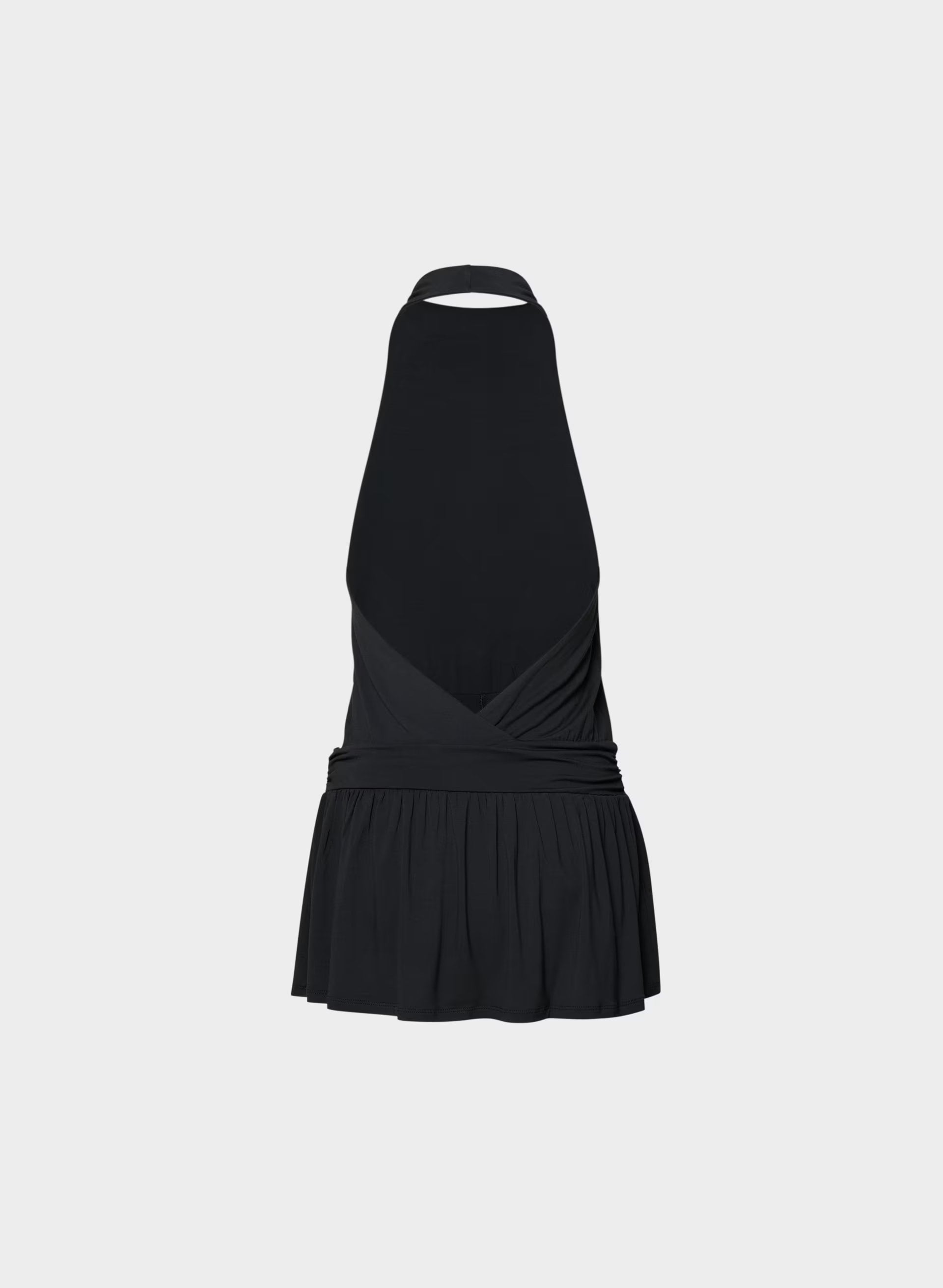Effie Halter Dress - BLACK