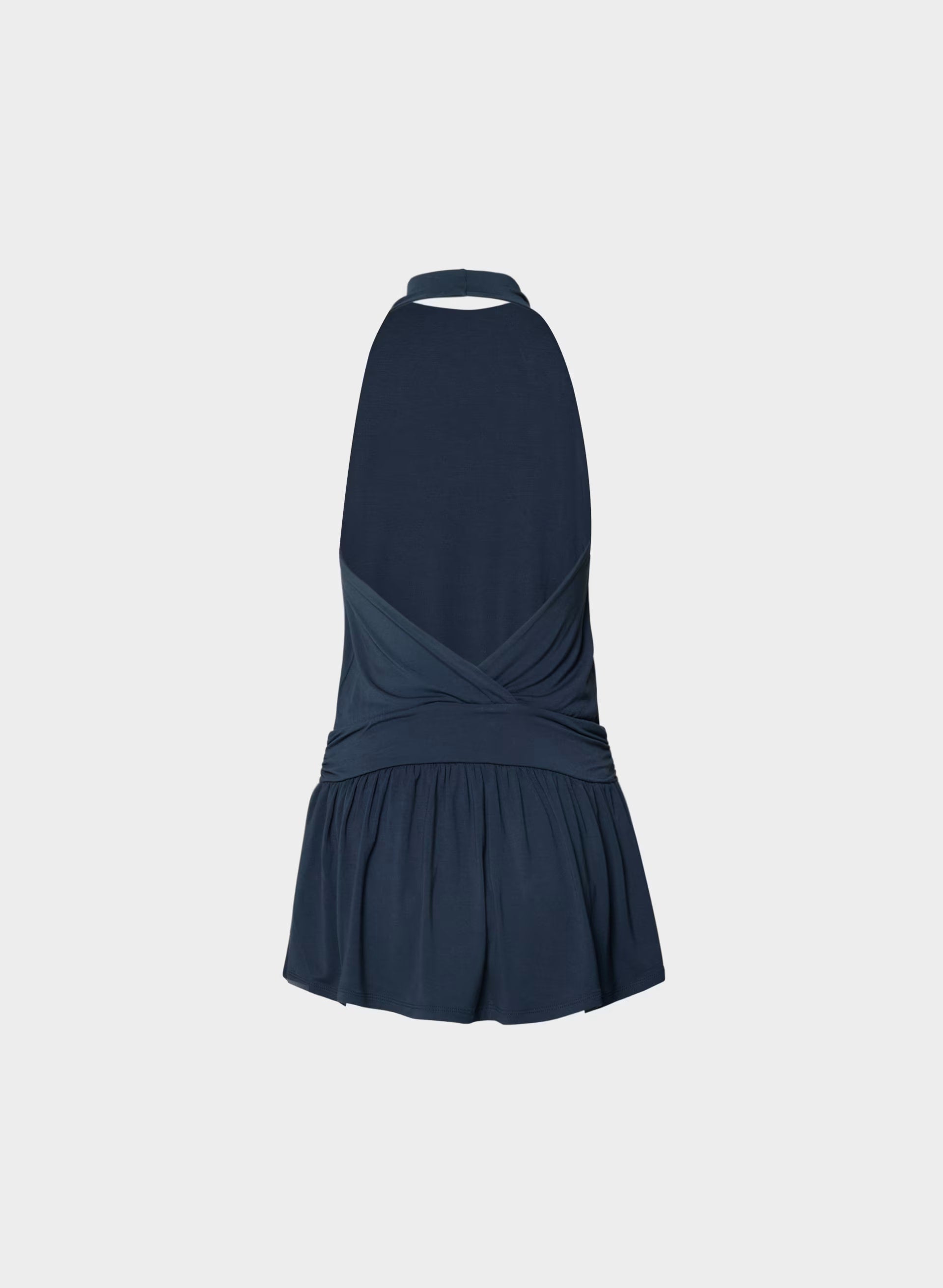 Effie Halter Dress - ADMIRAL NAVY