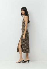 Smooth Matter™ Promenade Dress - CAC NIB BROWN/ND TAUPE