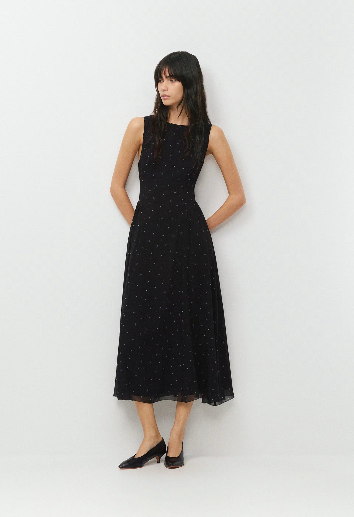 Tina Dress - BLK/BLU MIRAGE