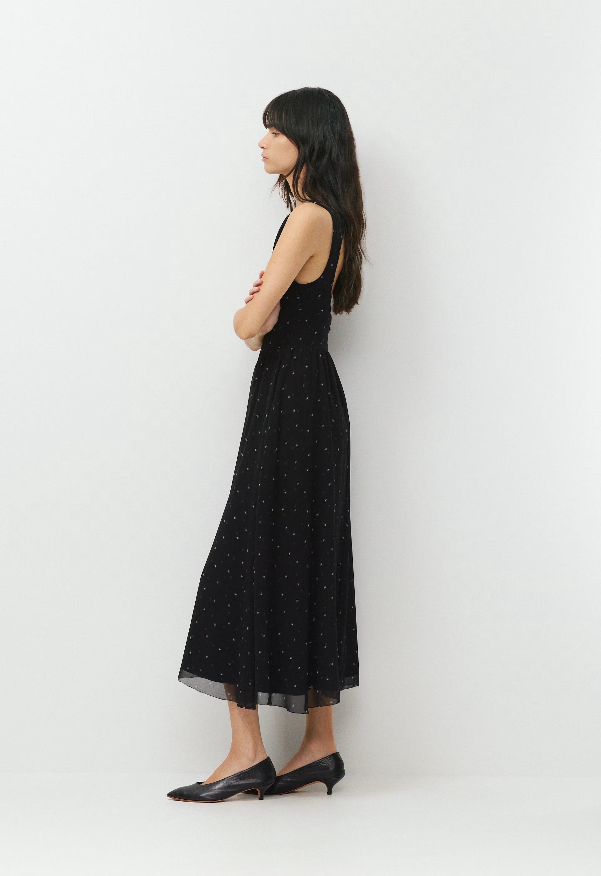 Tina Dress - BLK/BLU MIRAGE
