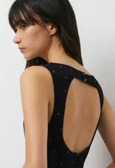 Tina Dress - BLK/BLU MIRAGE