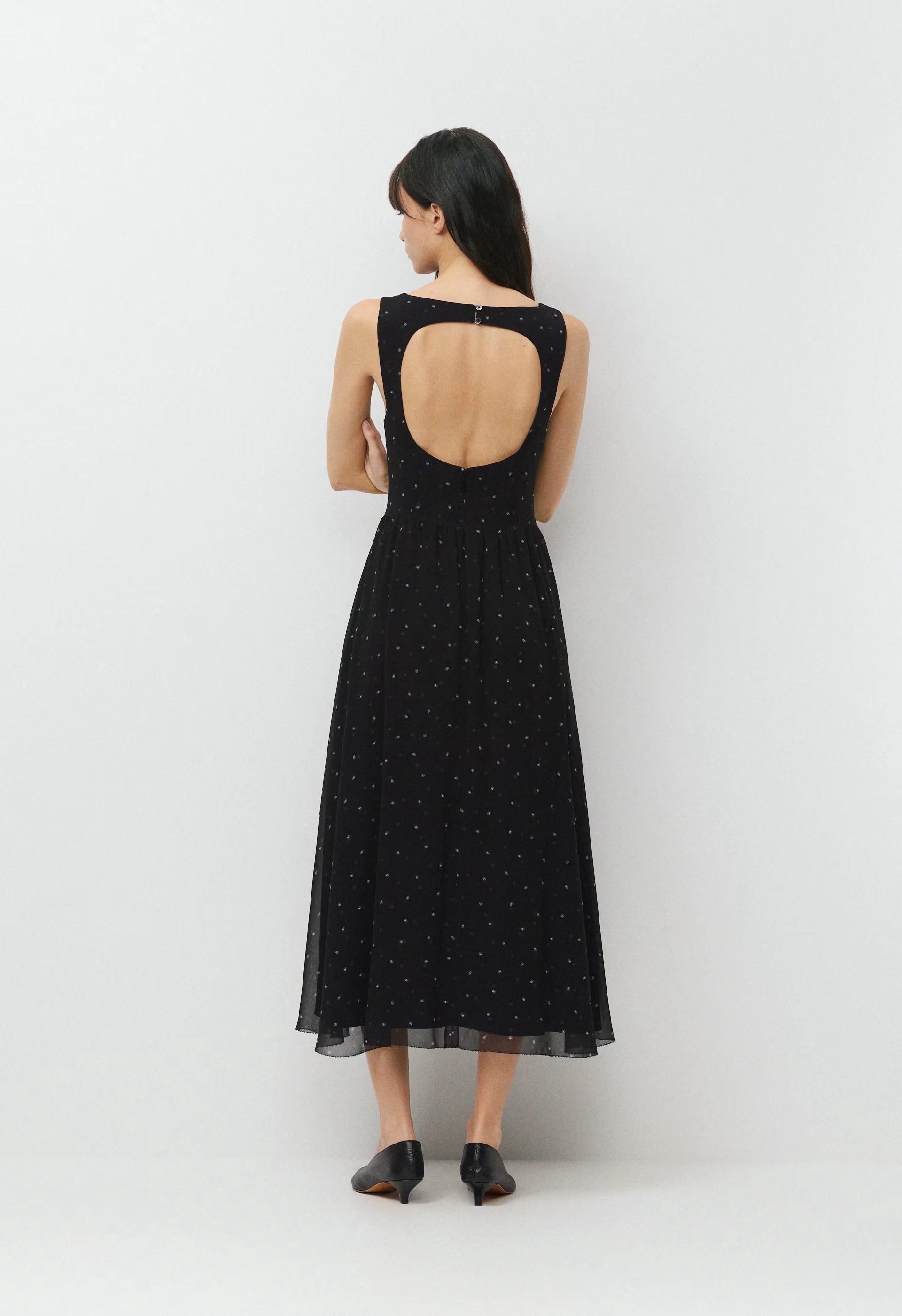 Tina Dress - BLK/BLU MIRAGE