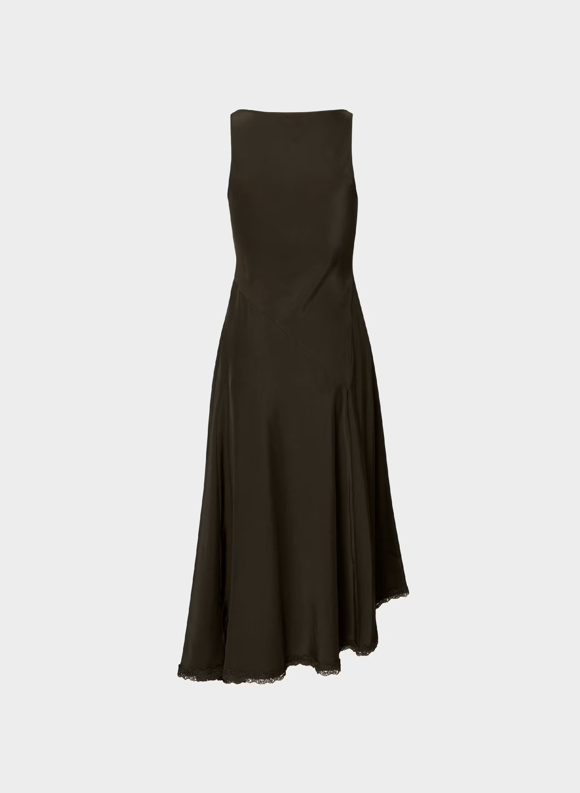 Lane Silk Dress - CC N BROWN/CC NB BROWN