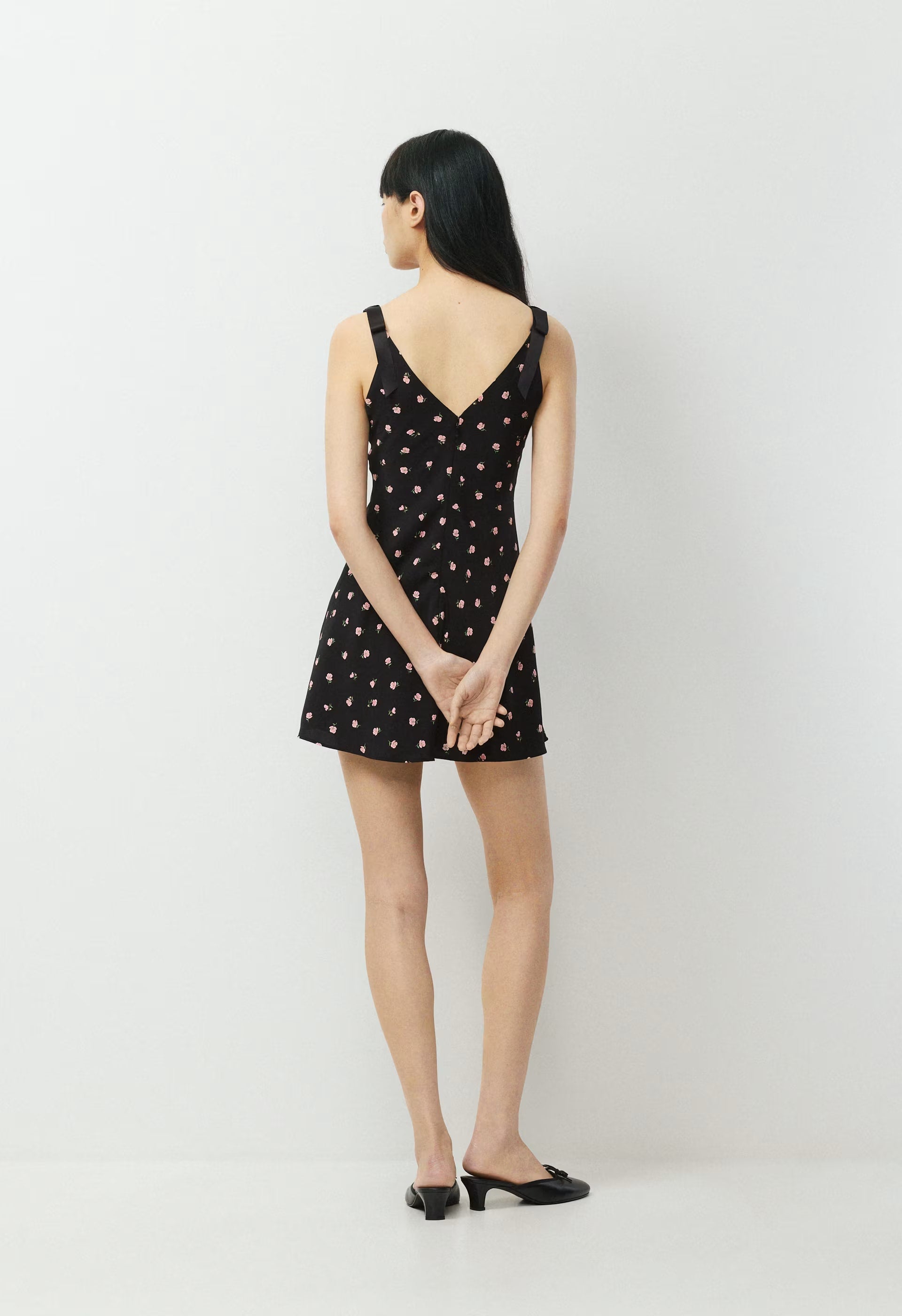 Juliet Dress - BLACK/PINK