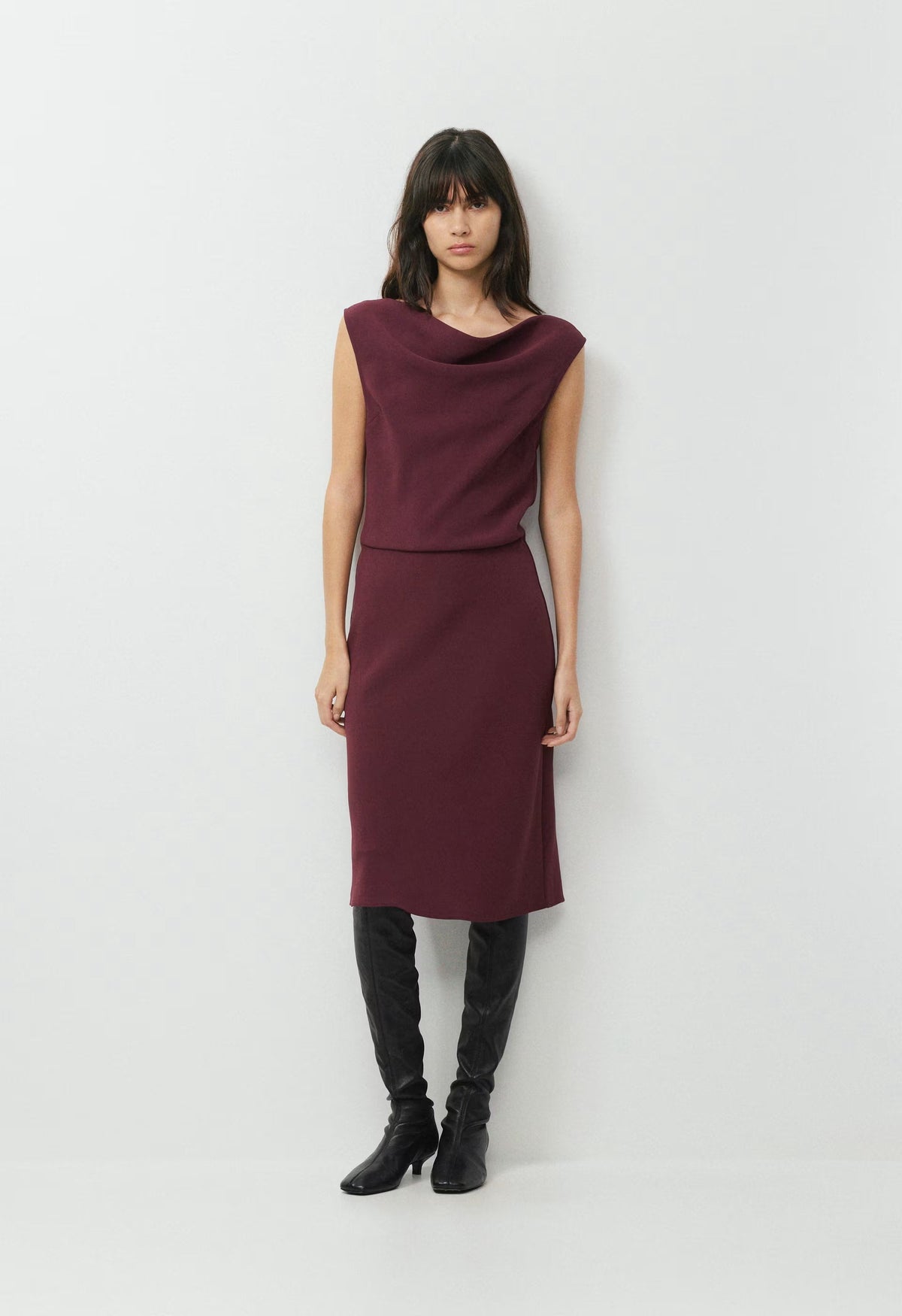 Annotate Dress - Crepette™ - GALA PLUM