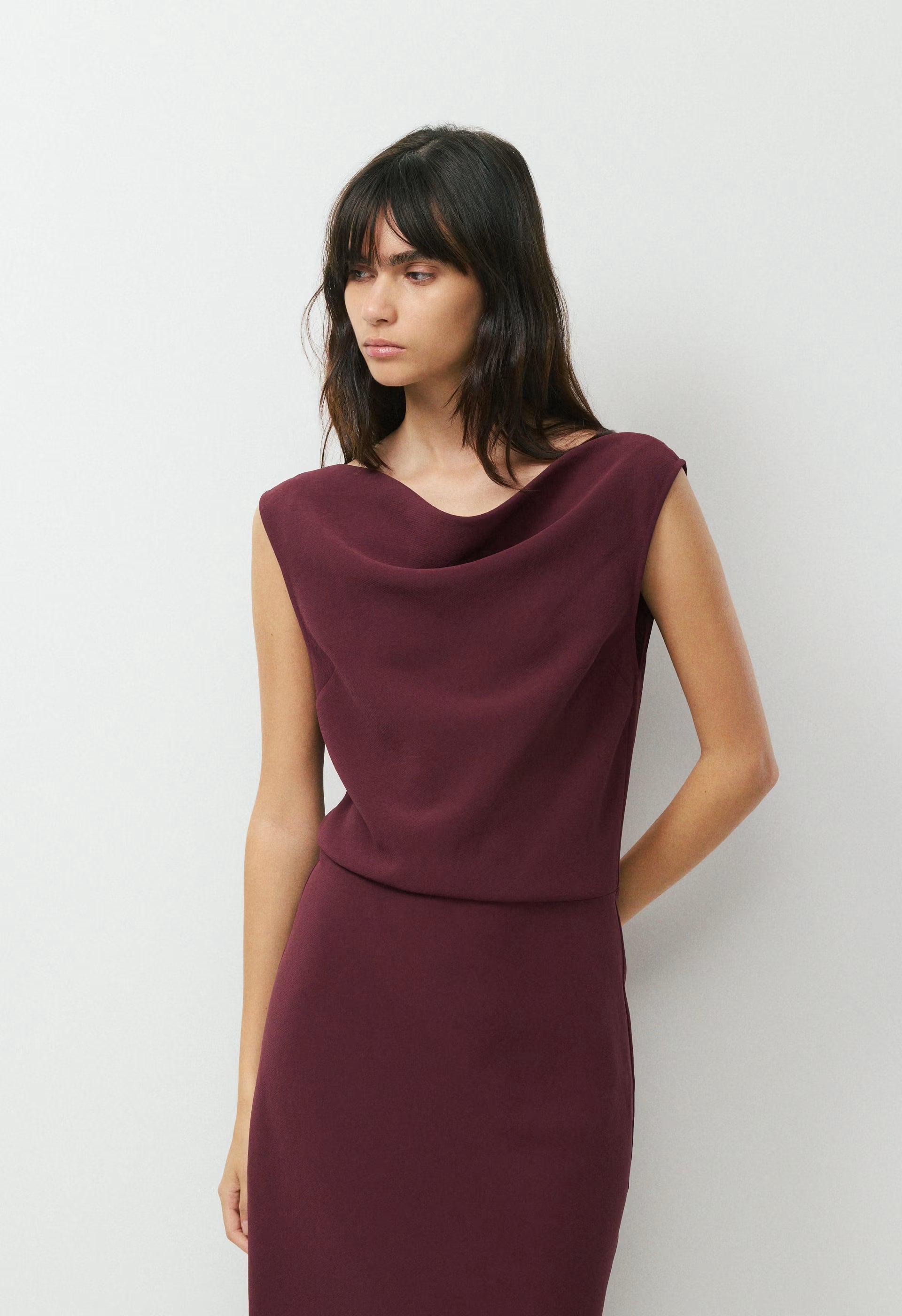 Annotate Dress - Crepette™ - GALA PLUM