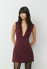 Dialogue Dress - Crepette™ - GALA PLUM